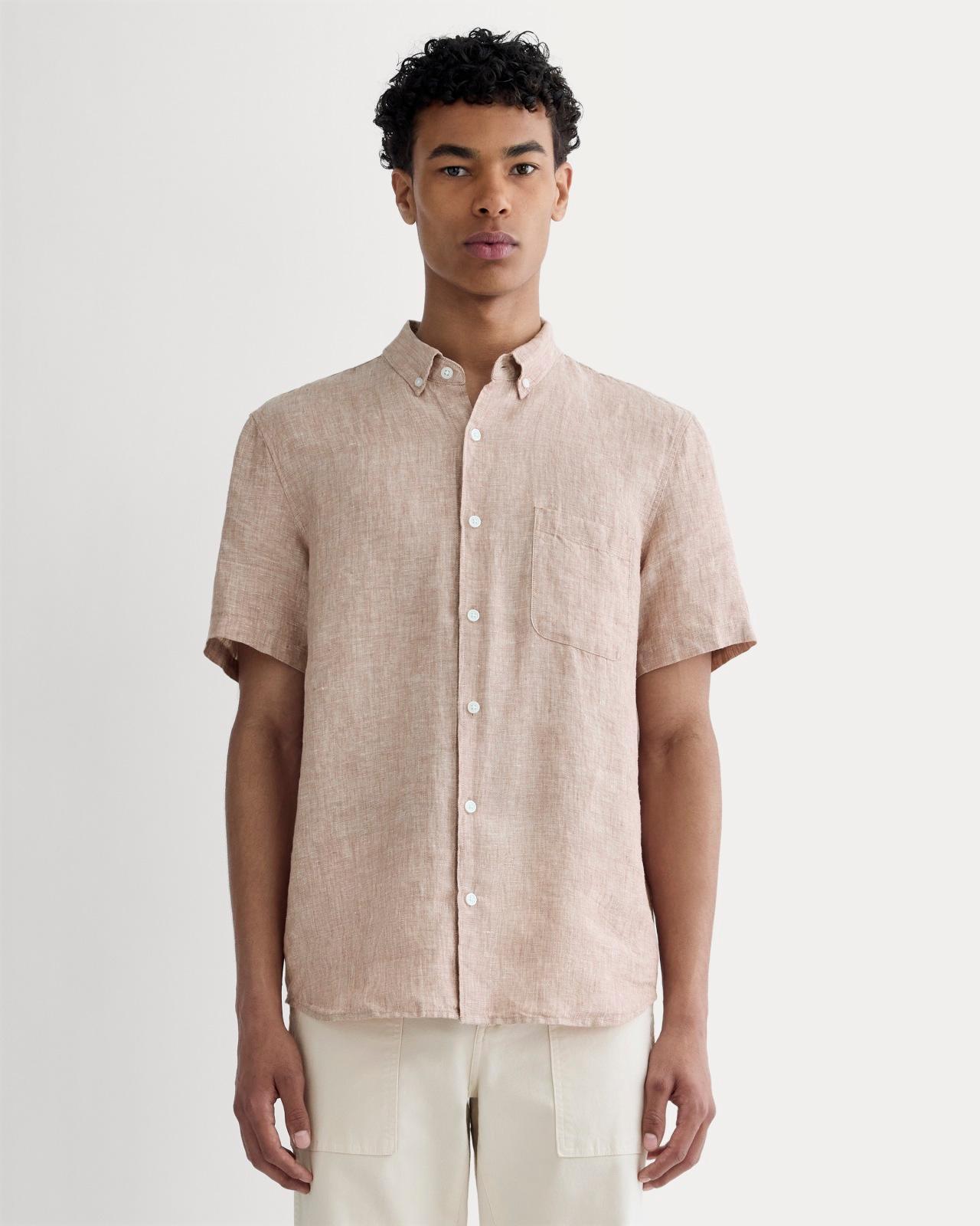 Mens Classic Short-Sleeve Shirt in Linen by Everlane Product Image