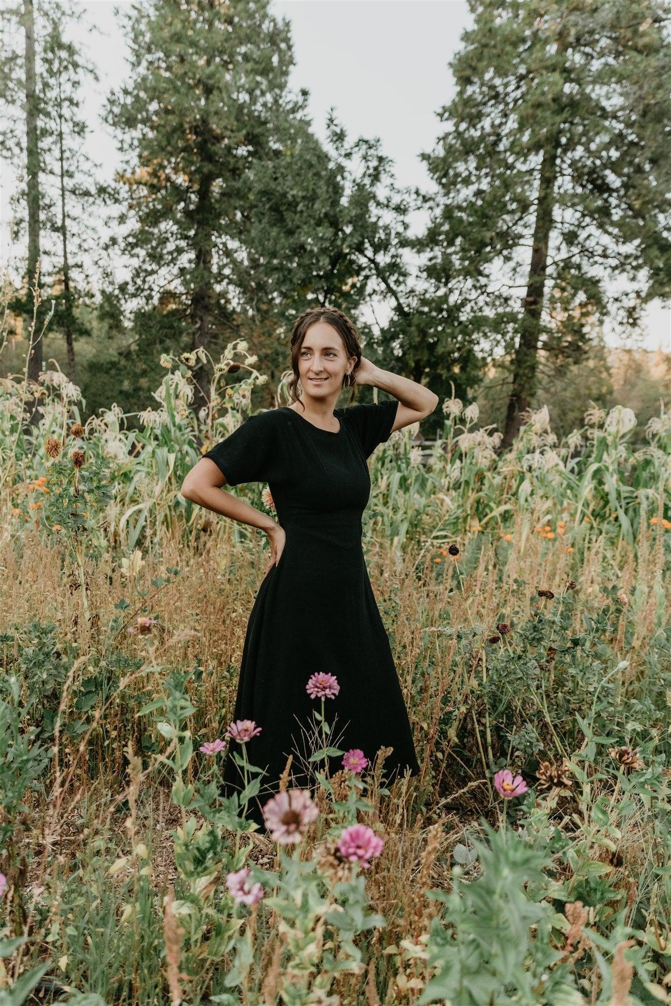 Bella Dress in Black Product Image