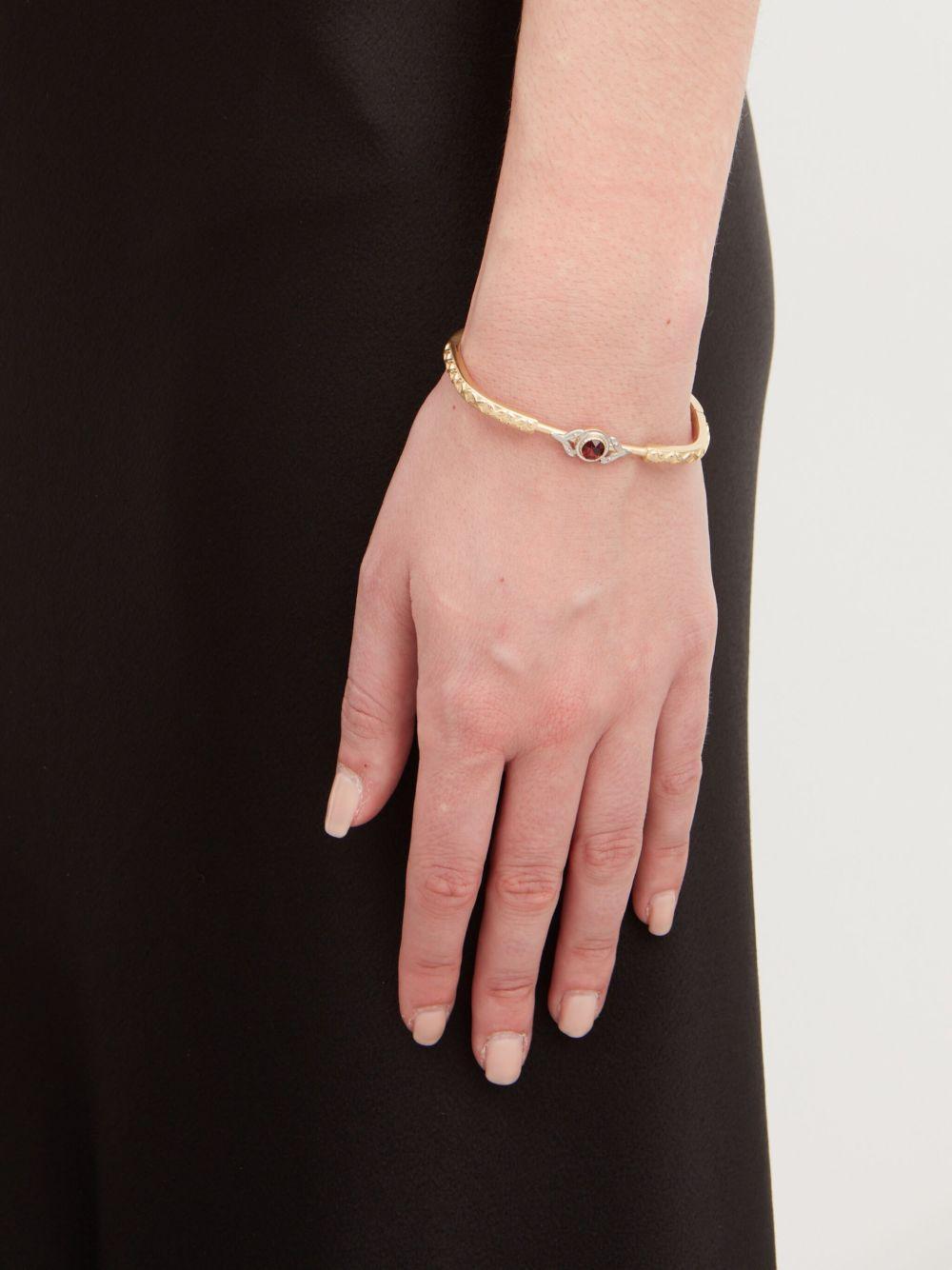 crystal-embellished engraved bracelet Product Image