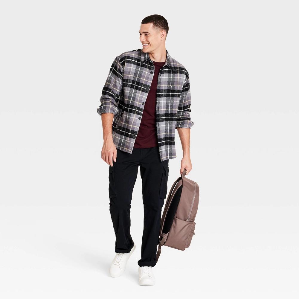 Men's Heavyweight Flannel Long Sleeve Button-Down Shirt - Goodfellow & Co™ Product Image