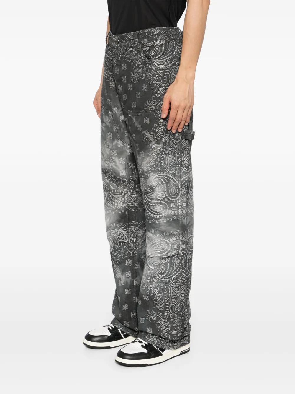 paisley-printed trousers Product Image
