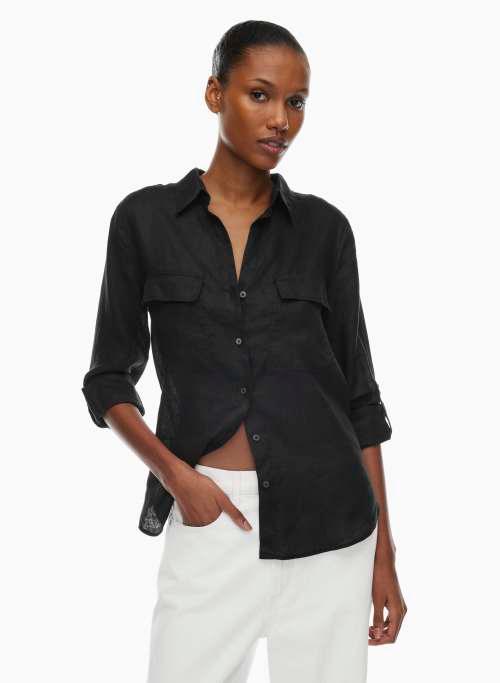 utility linen shirt Product Image