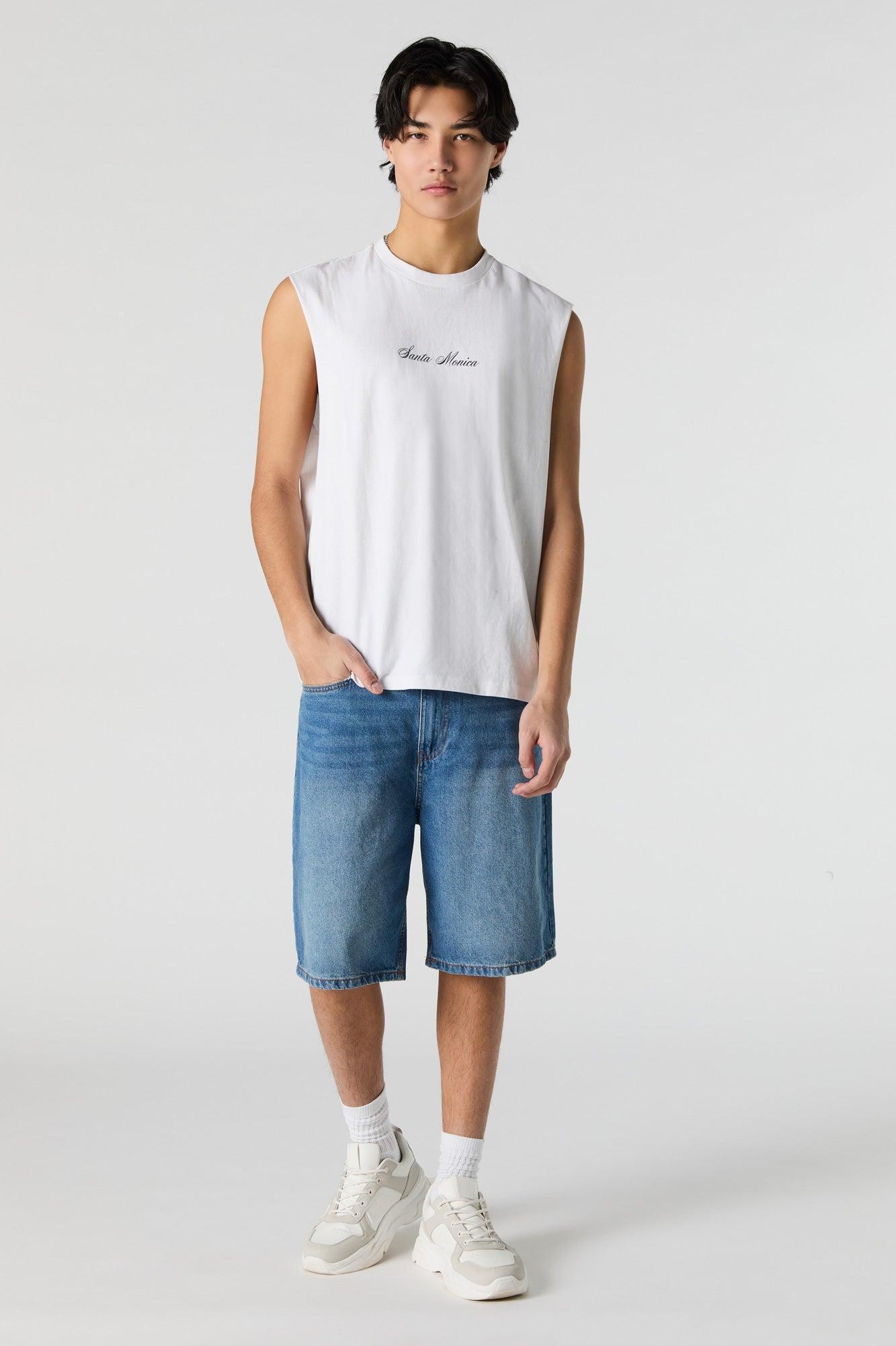 Santa Monica Graphic Muscle Tank Male Product Image