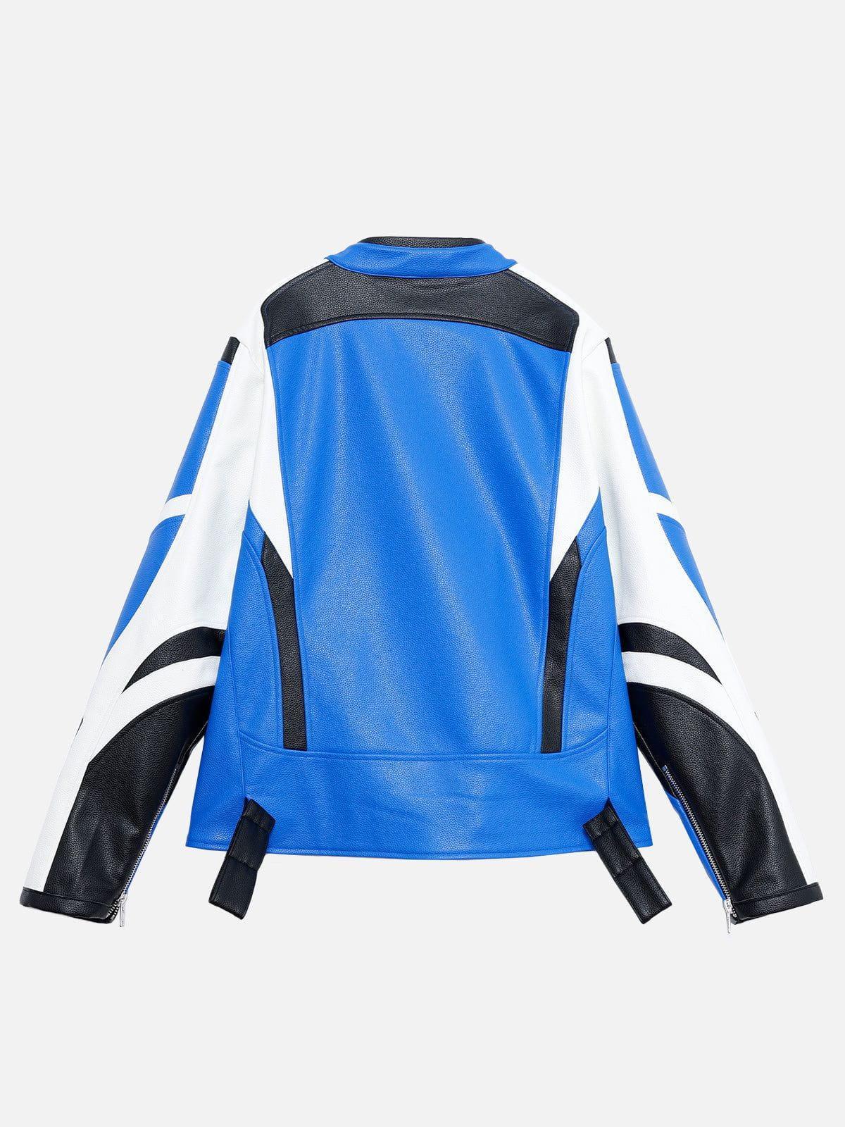 Aelfric Eden Color Blocking Racing Jacket Product Image