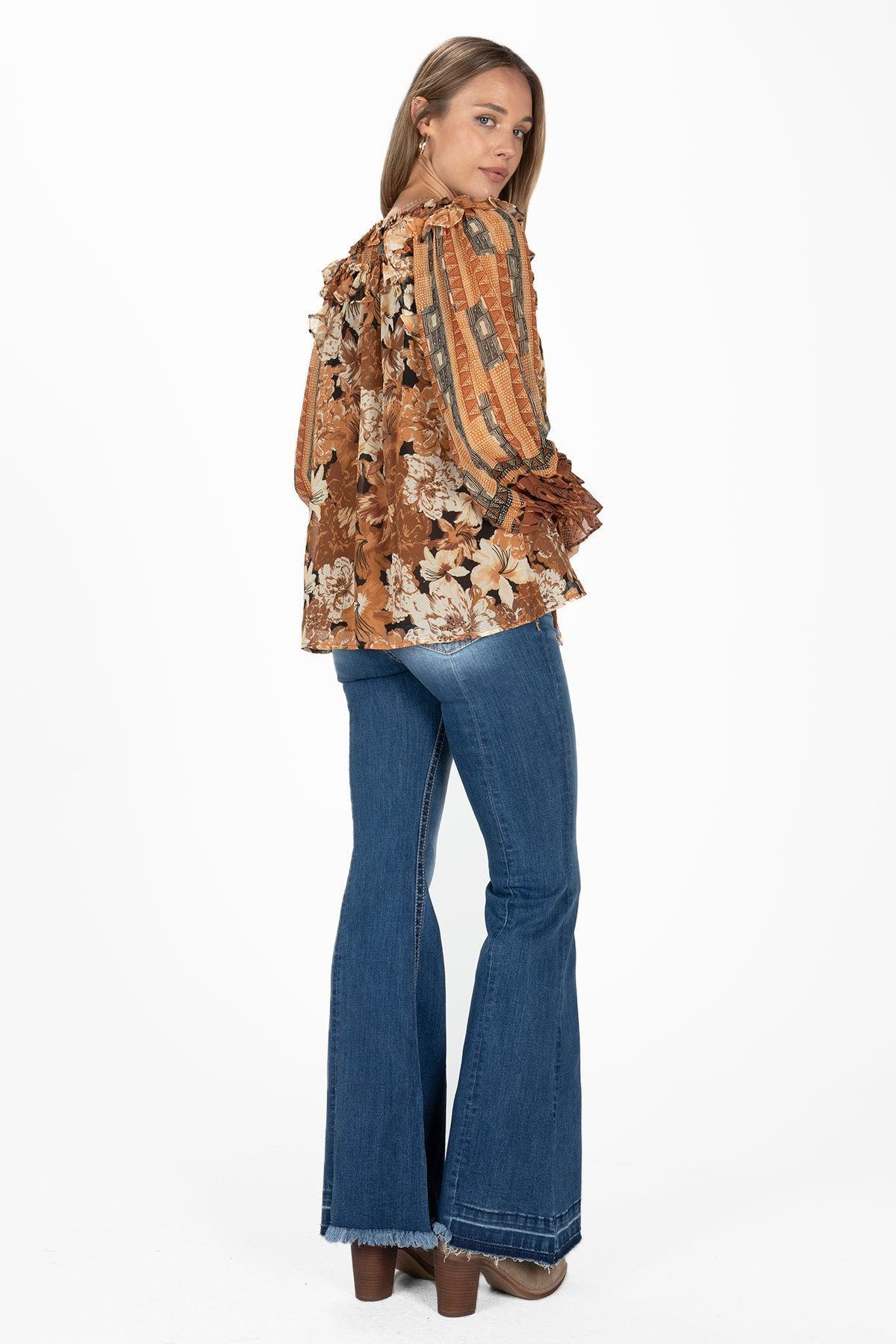 Fall Leaves Blouse Product Image