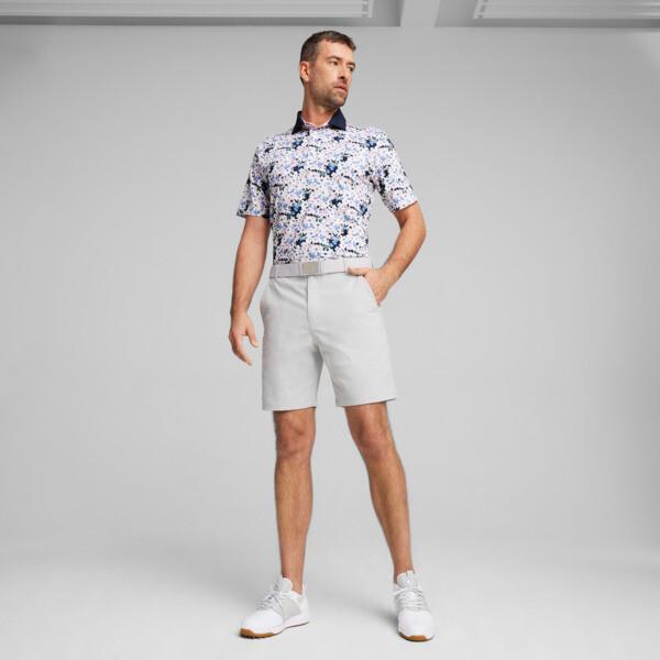 PUMA x ARNOLD PALMER Floral Men's Golf Polo Shirt in Dark Blue Product Image
