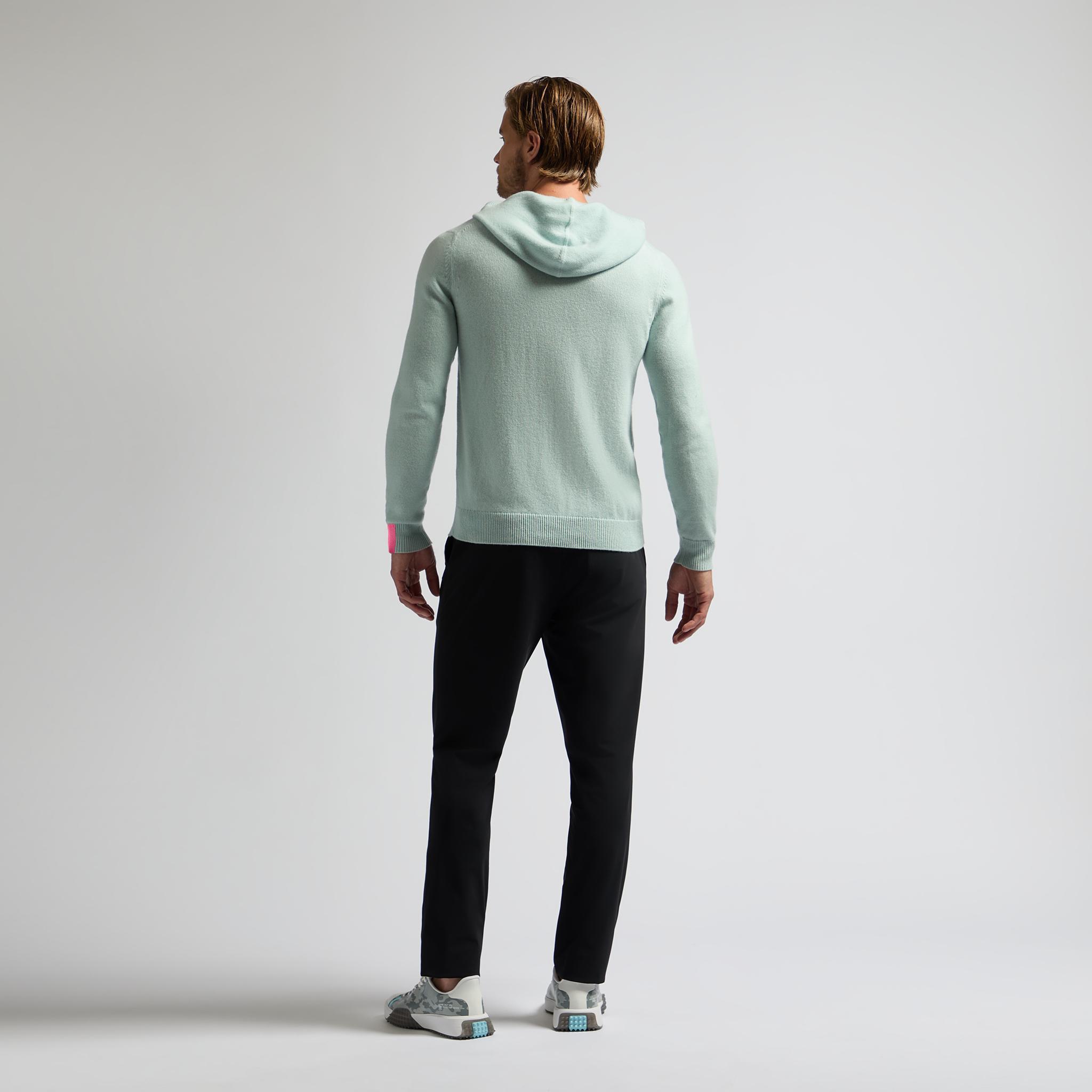 WASHABLE CASHMERE HOODED SWEATER Product Image