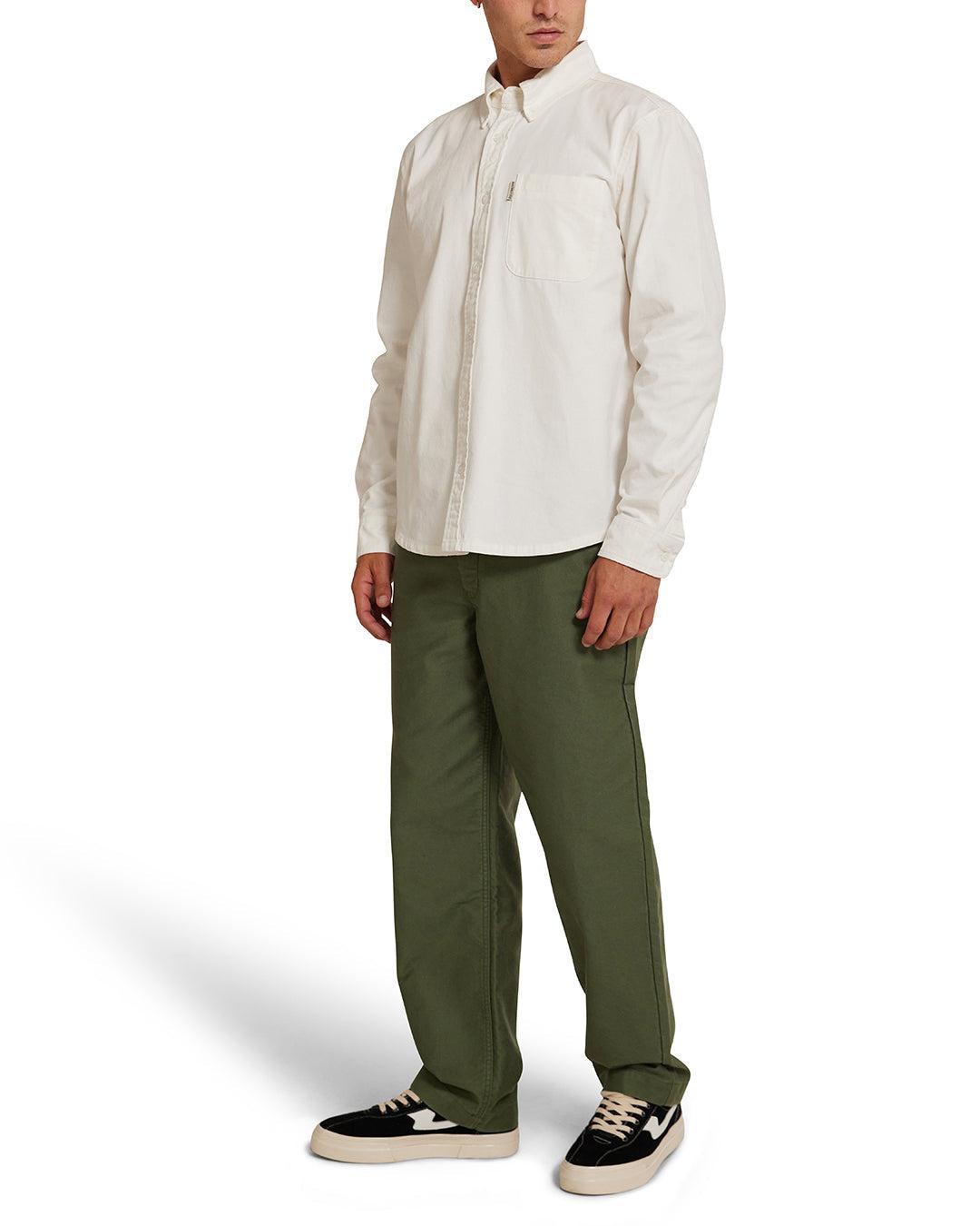 Phoenix Bd Chambray Shirt - Dirty White Product Image
