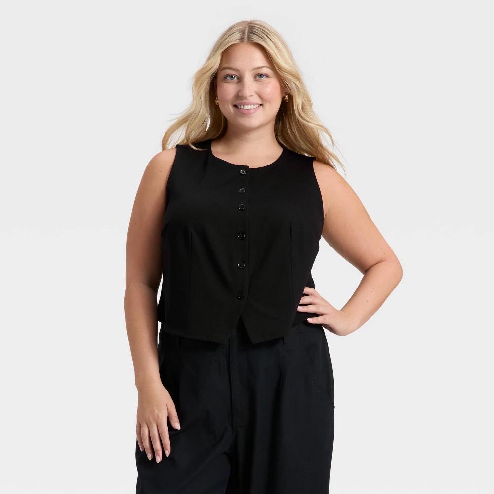 Women's Ponte Vest - A New Day™ Product Image