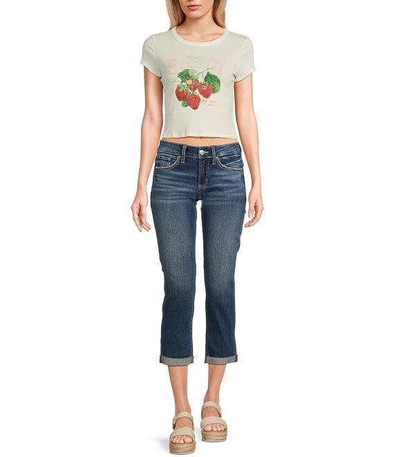 Silver Jeans Co. Britt Low Rise Curvy Fit Capris Product Image