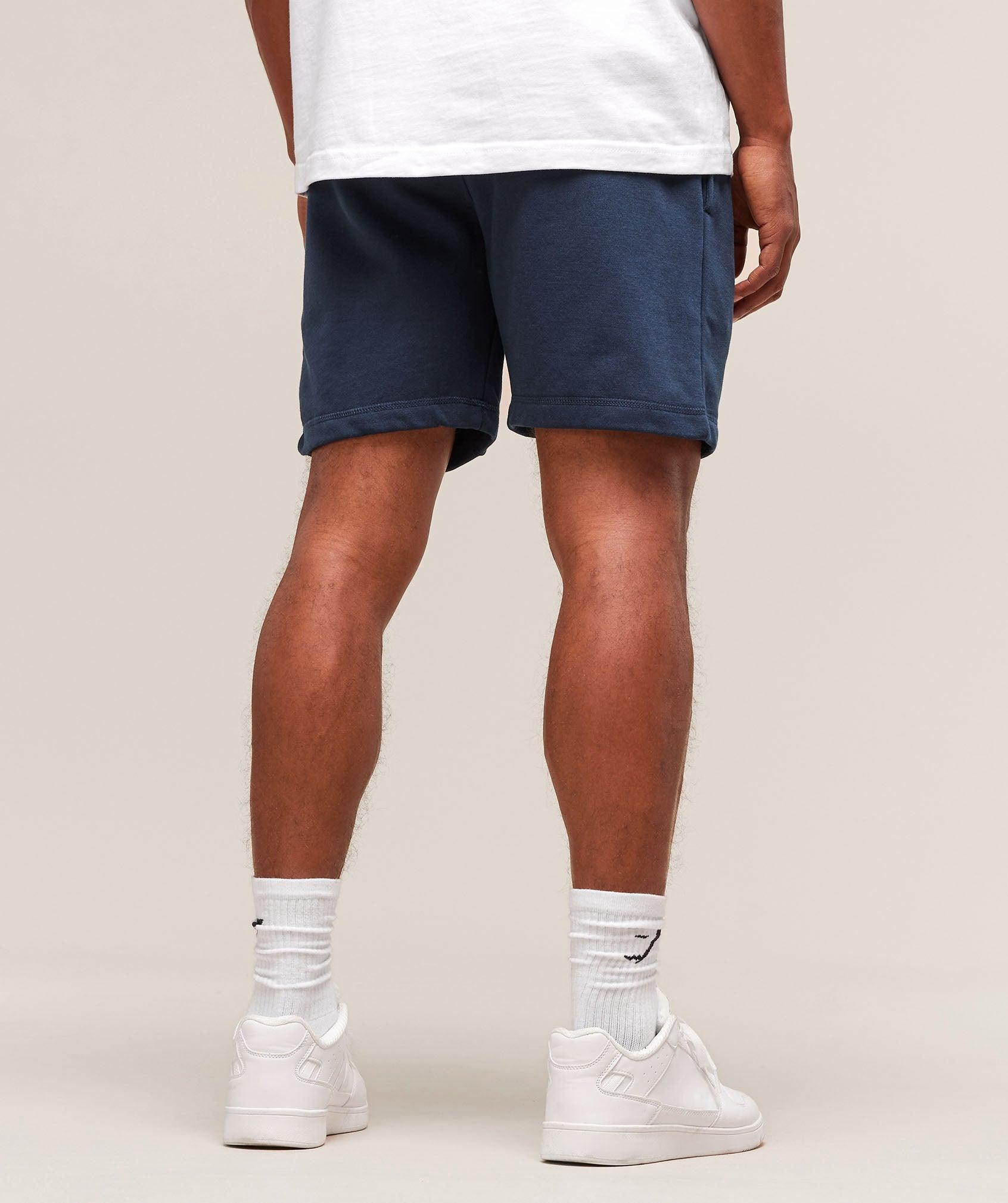 Gymshark Crest 7" Shorts - Navy Male Product Image