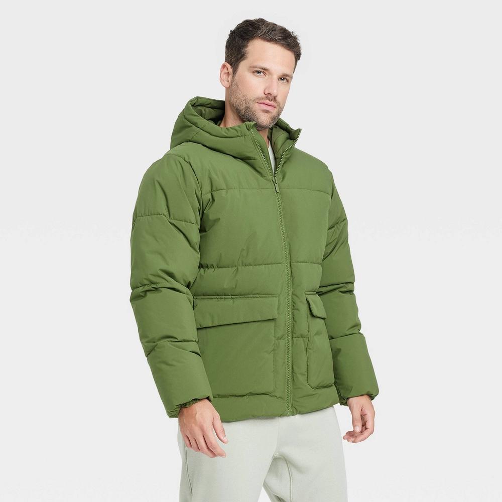 Mens Heavy Puffer Jacket - All In Motion L Product Image