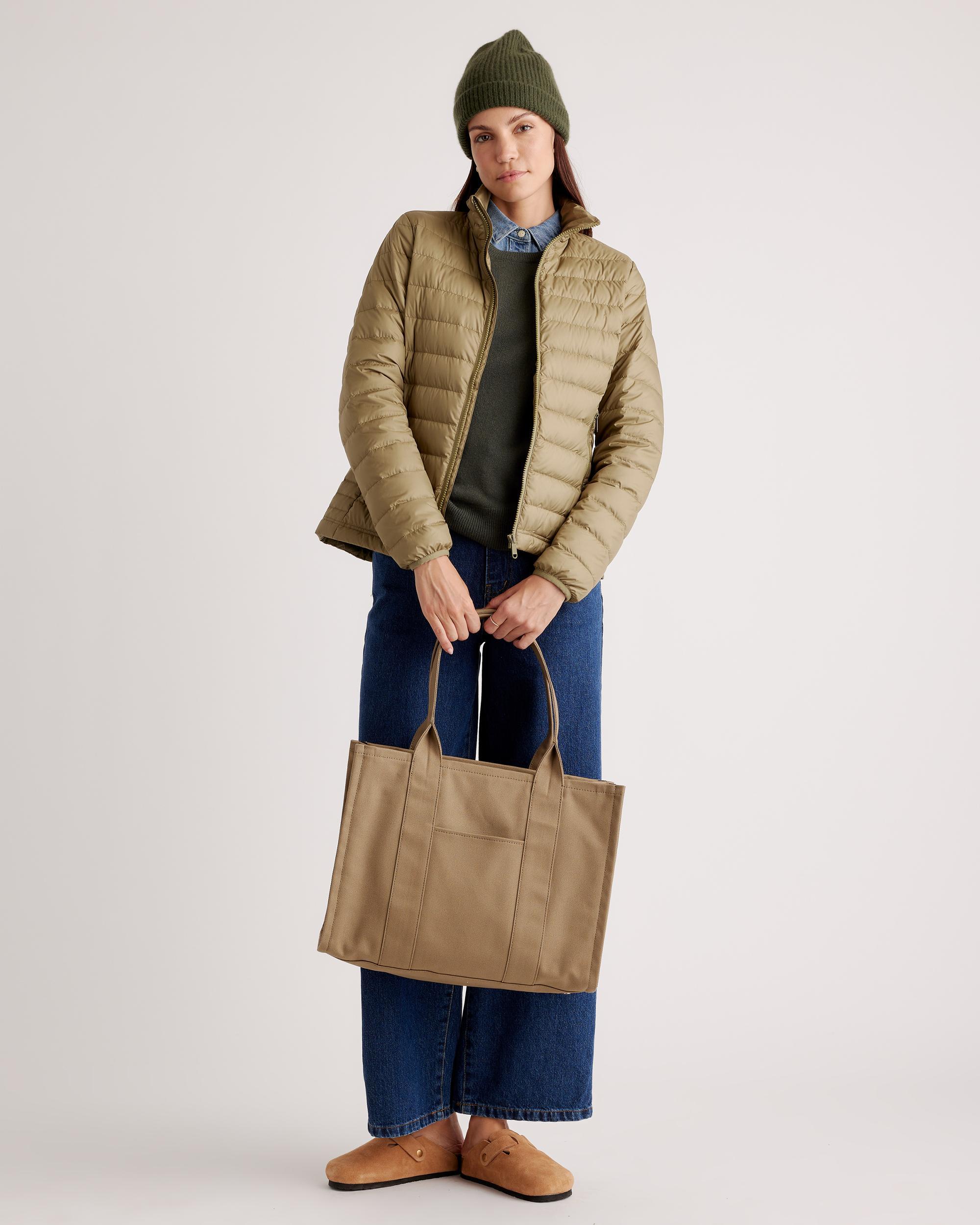 Quince | Women's Lightweight Down Packable Puffer Jacket Size XL, Recycled Polyester Product Image