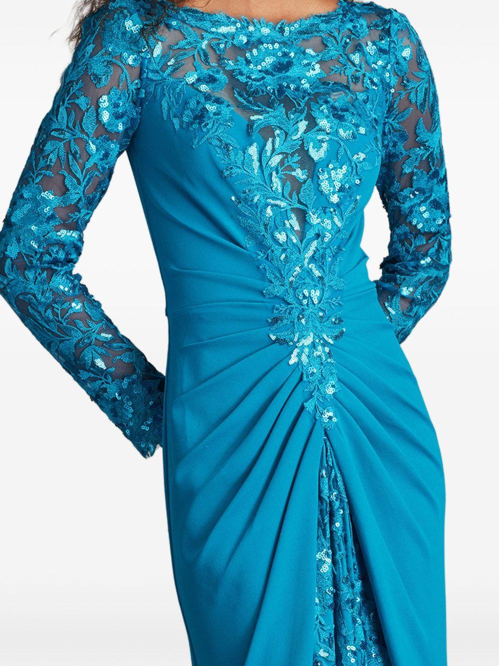Whitley sequin-embellished floral gown Product Image