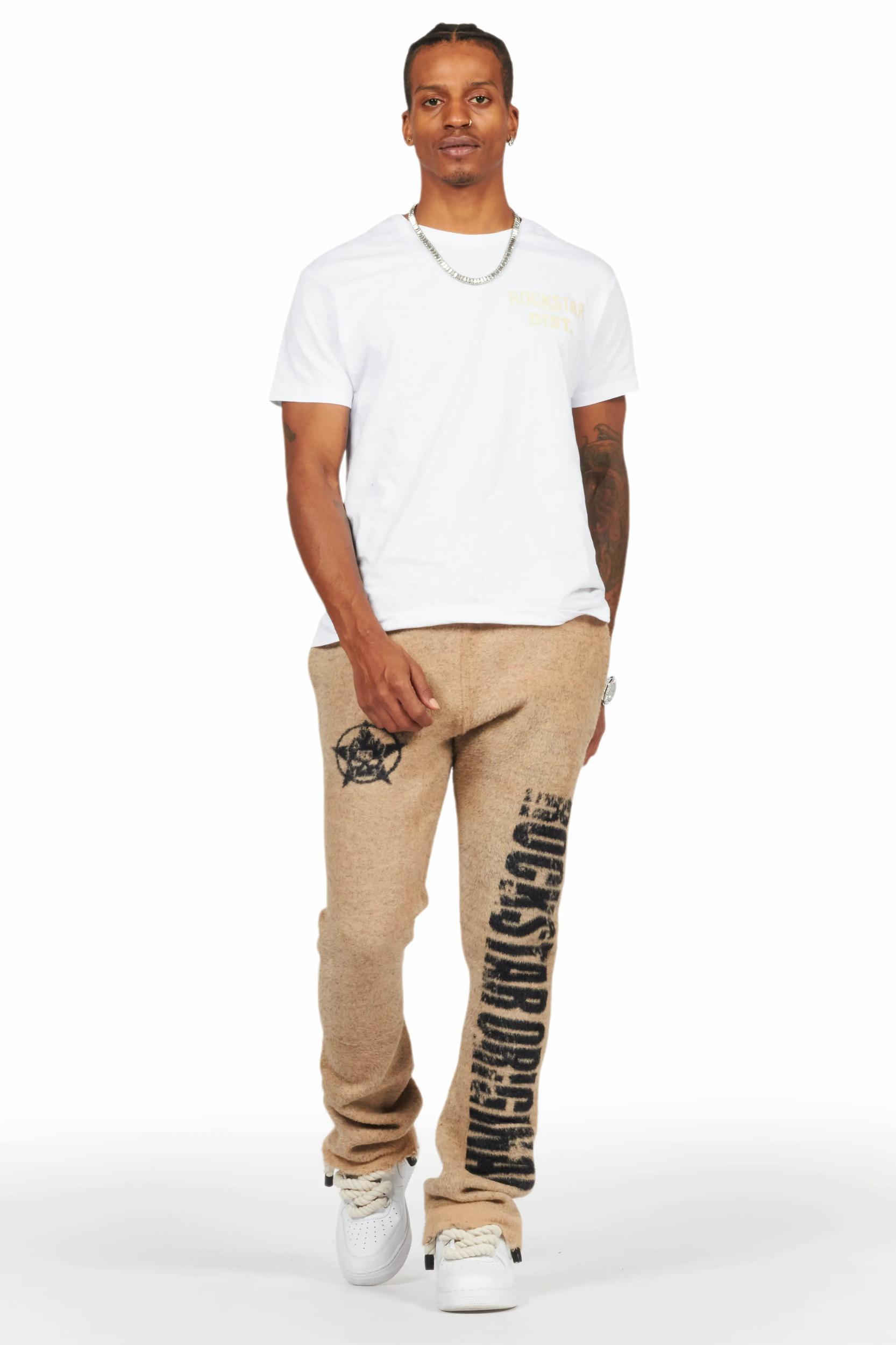 Lake White/Beige Graphic T-Shirt Male Product Image