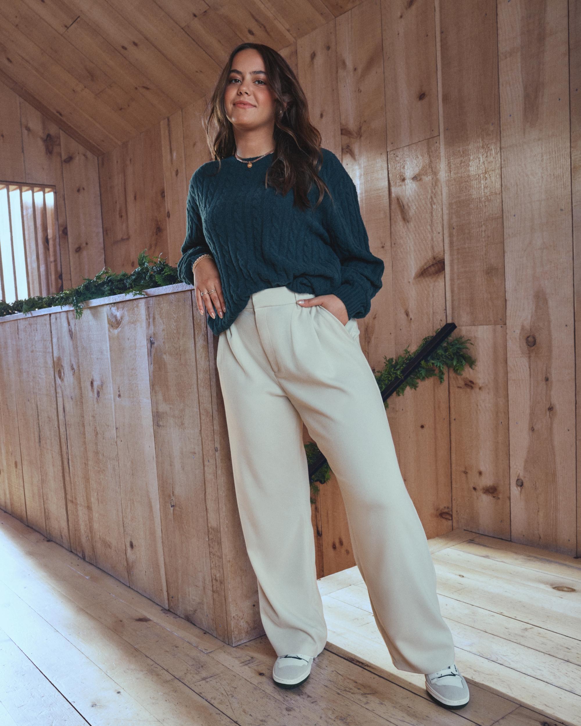 Hollister Livvy Ultra High-Rise Wide-Leg Pants Product Image