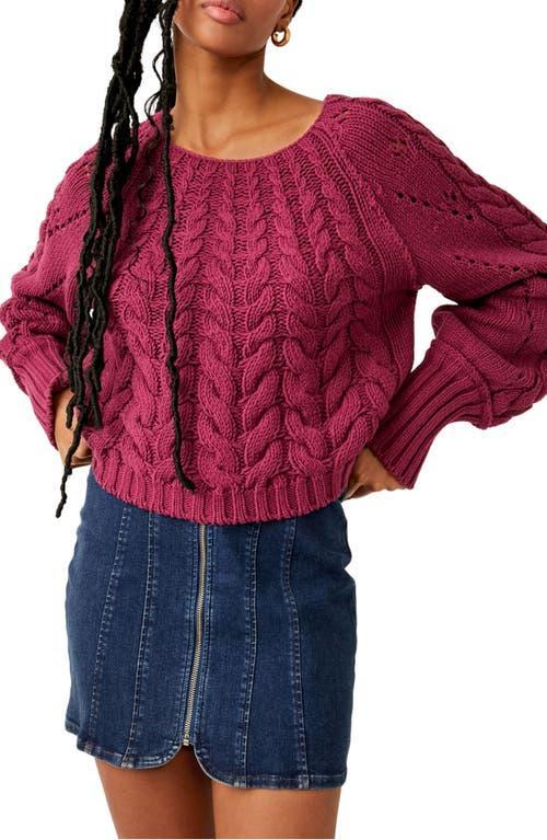 Free People Sandre Pullover (Dreamy Mulberry) Women's Clothing Product Image