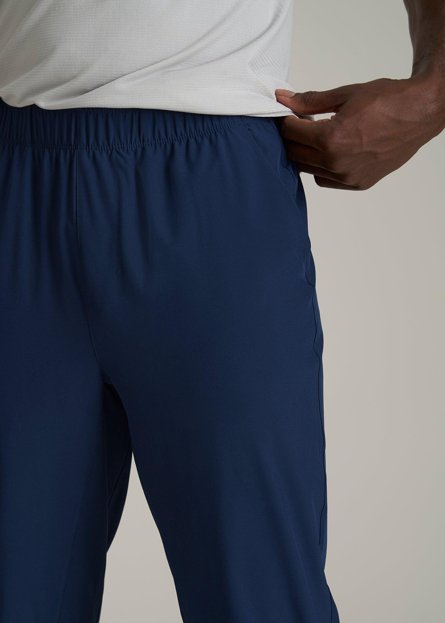 Featherweight Perforated Training Joggers for Tall Men in Regal Blue Male Product Image