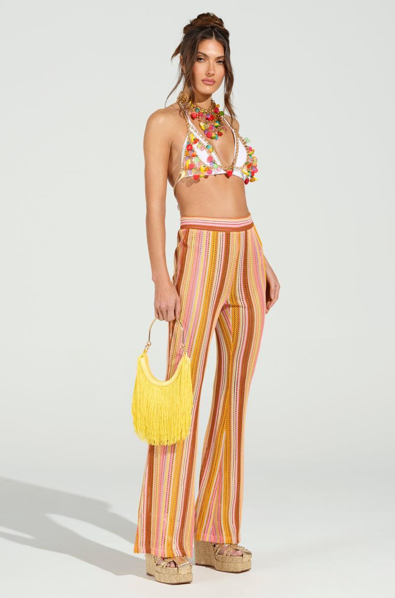 PALOMA KNIT FLARE PANTS Product Image