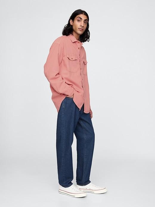UltraSoft Denim Big Shirt Product Image