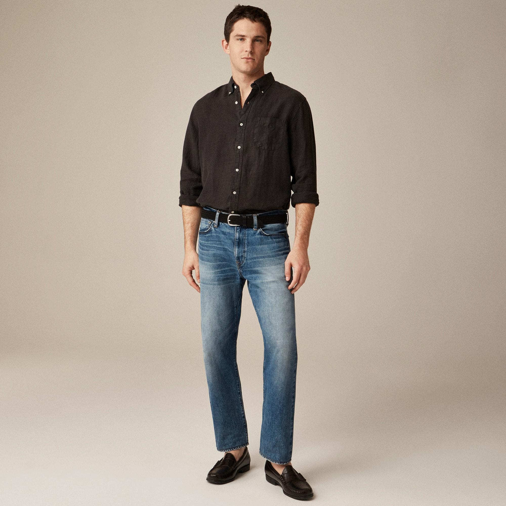 Baird McNutt garment-dyed Irish linen shirt Product Image