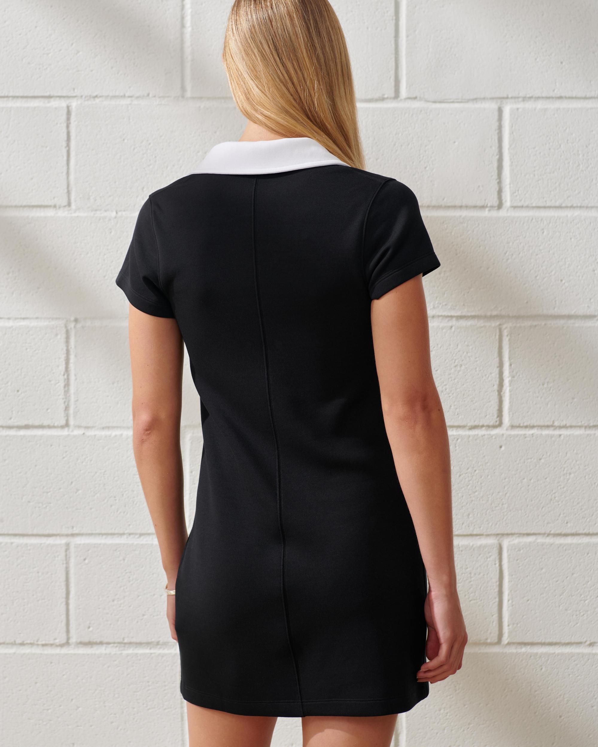 YPB neoKNIT Unlined Polo Mini Dress Product Image