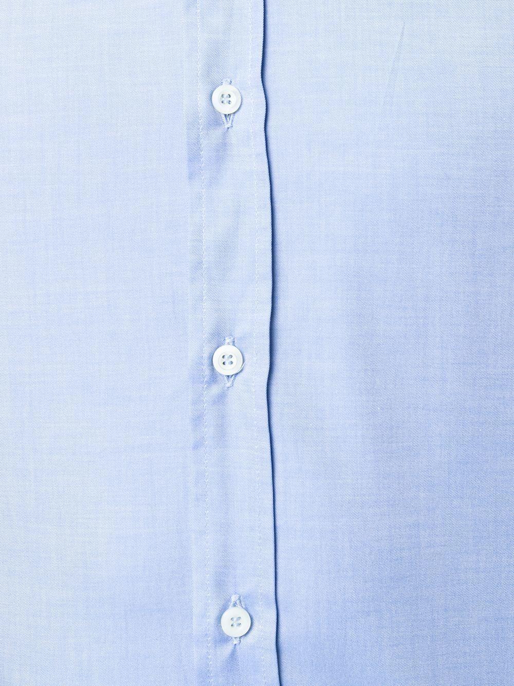 BRUNELLO CUCINELLI Classic Plain Shirt In Blue Product Image