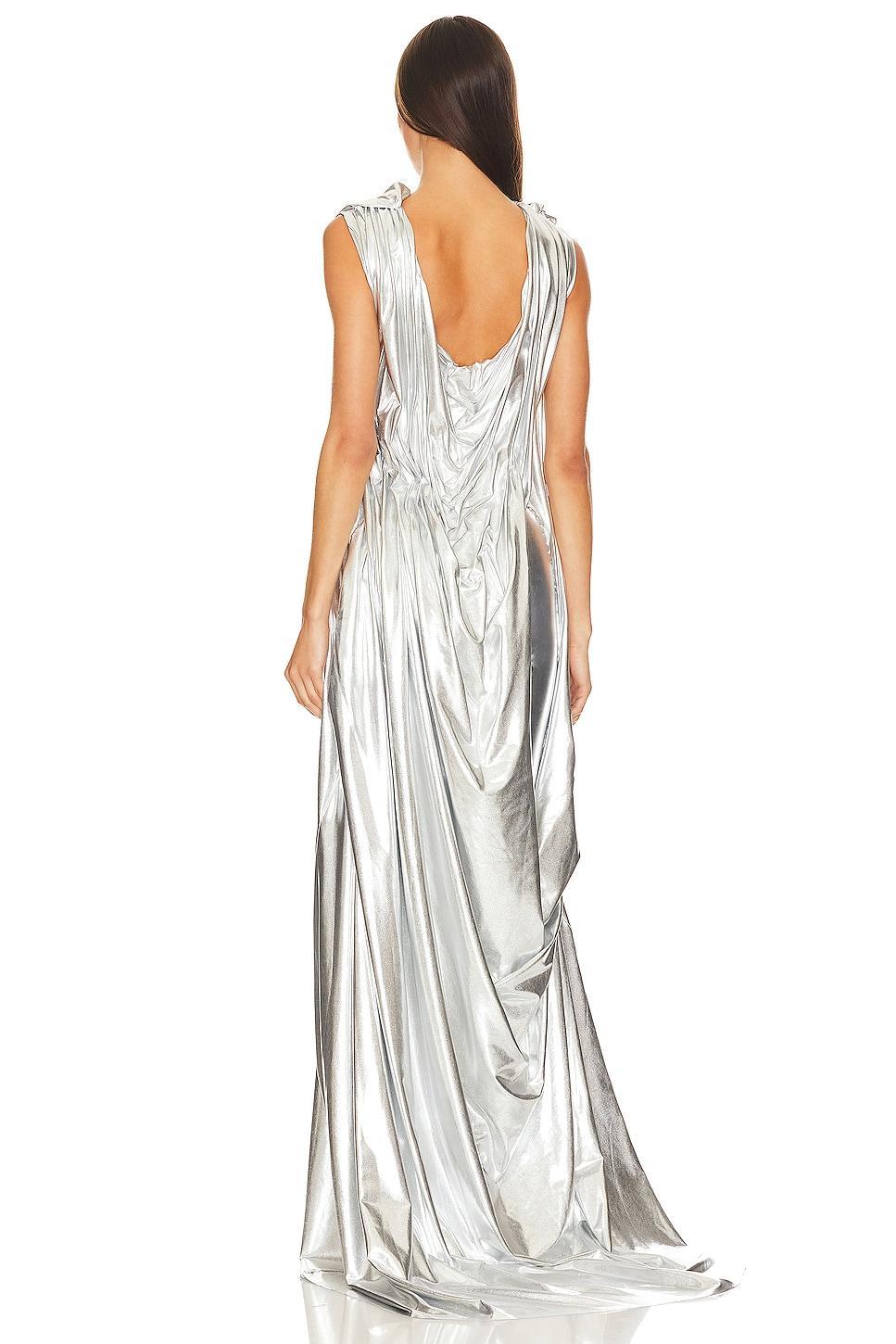 Melted Cut-out Drapery Dress Di Petsa Product Image