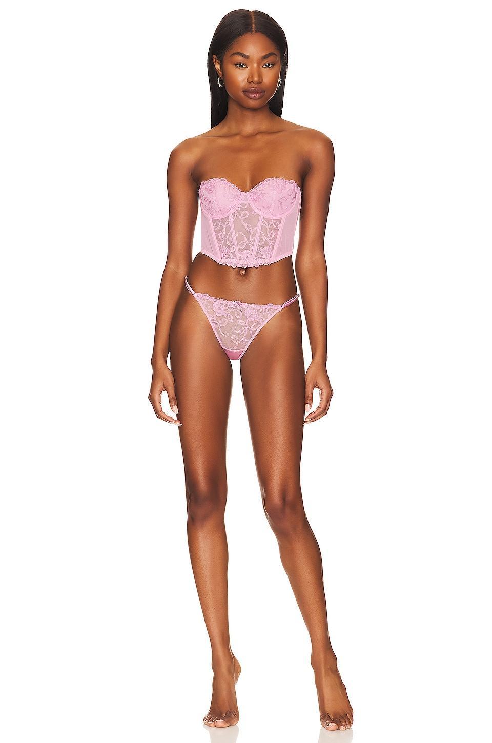 Bella Embroidery Open Back Bustier fleur du mal Product Image