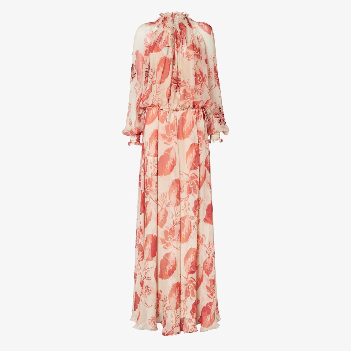 DressPrinted silk chiffon dress Product Image