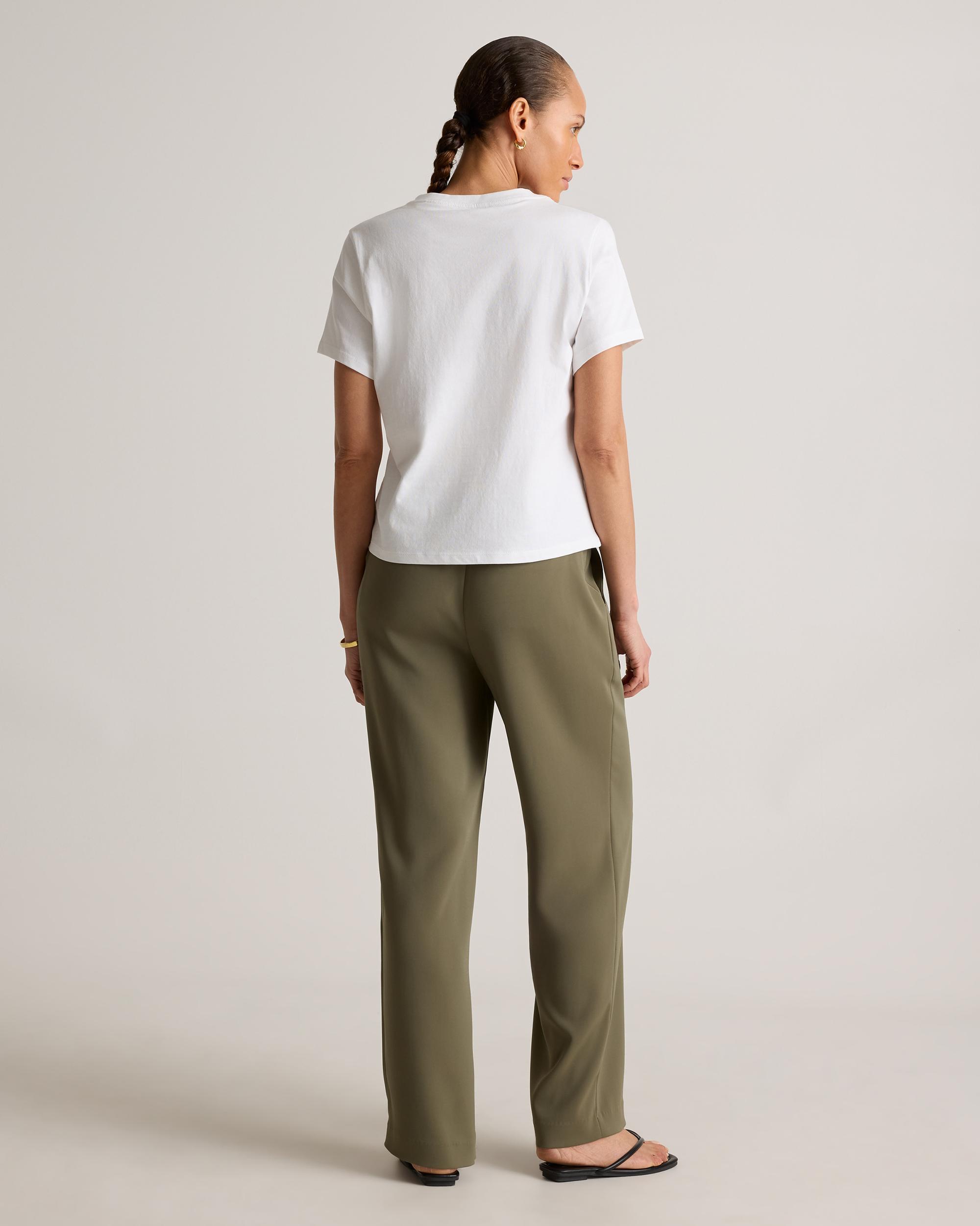 Quince | Women's Boxy V-Neck T-Shirt Size XL, Organic Cotton Product Image