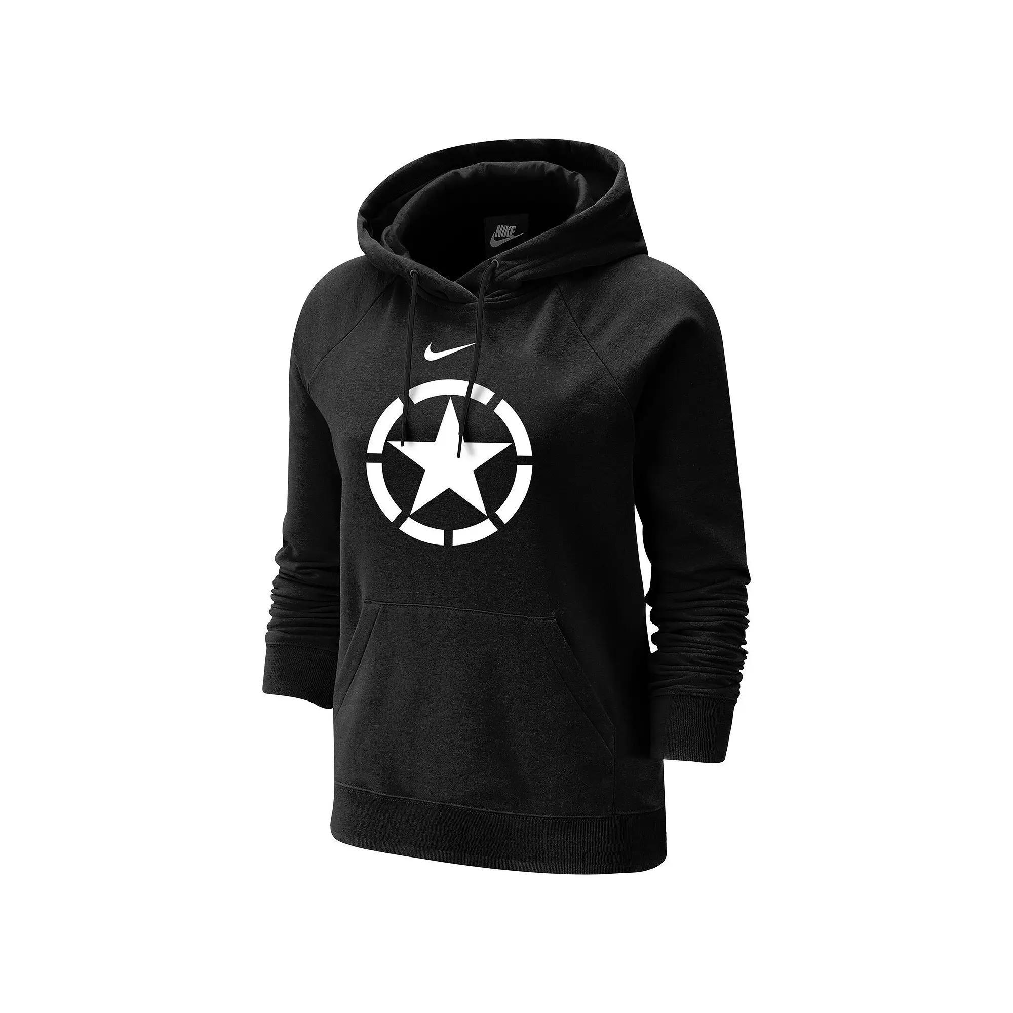 Women's Nike Black Army Black Knights 2024 Rivalry Collection Tri-Blend Pullover Hoodie, Size: Large, Nc2 Black Product Image