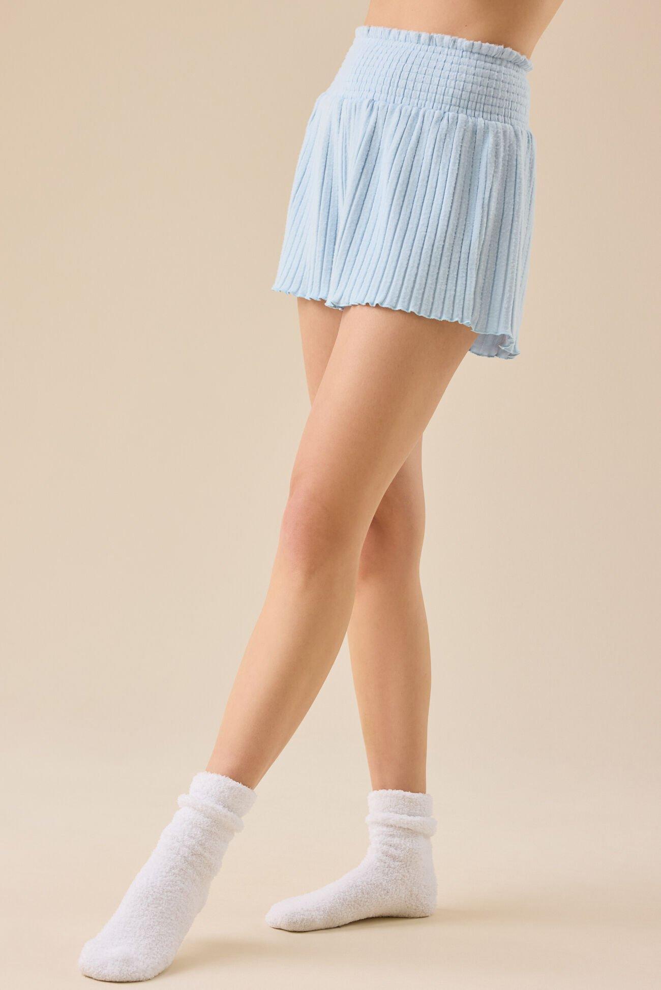 Jodi Ribbed Sleep Shorts Product Image
