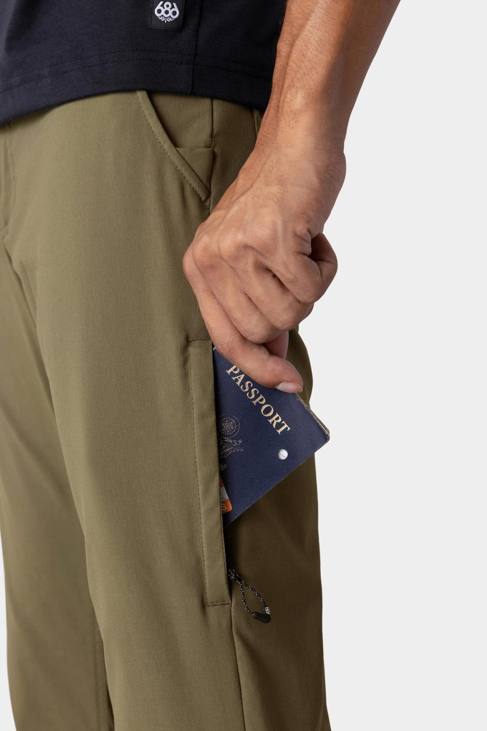 686 Men's Everywhere Merino-Lined Pant - Slim Fit Male Product Image