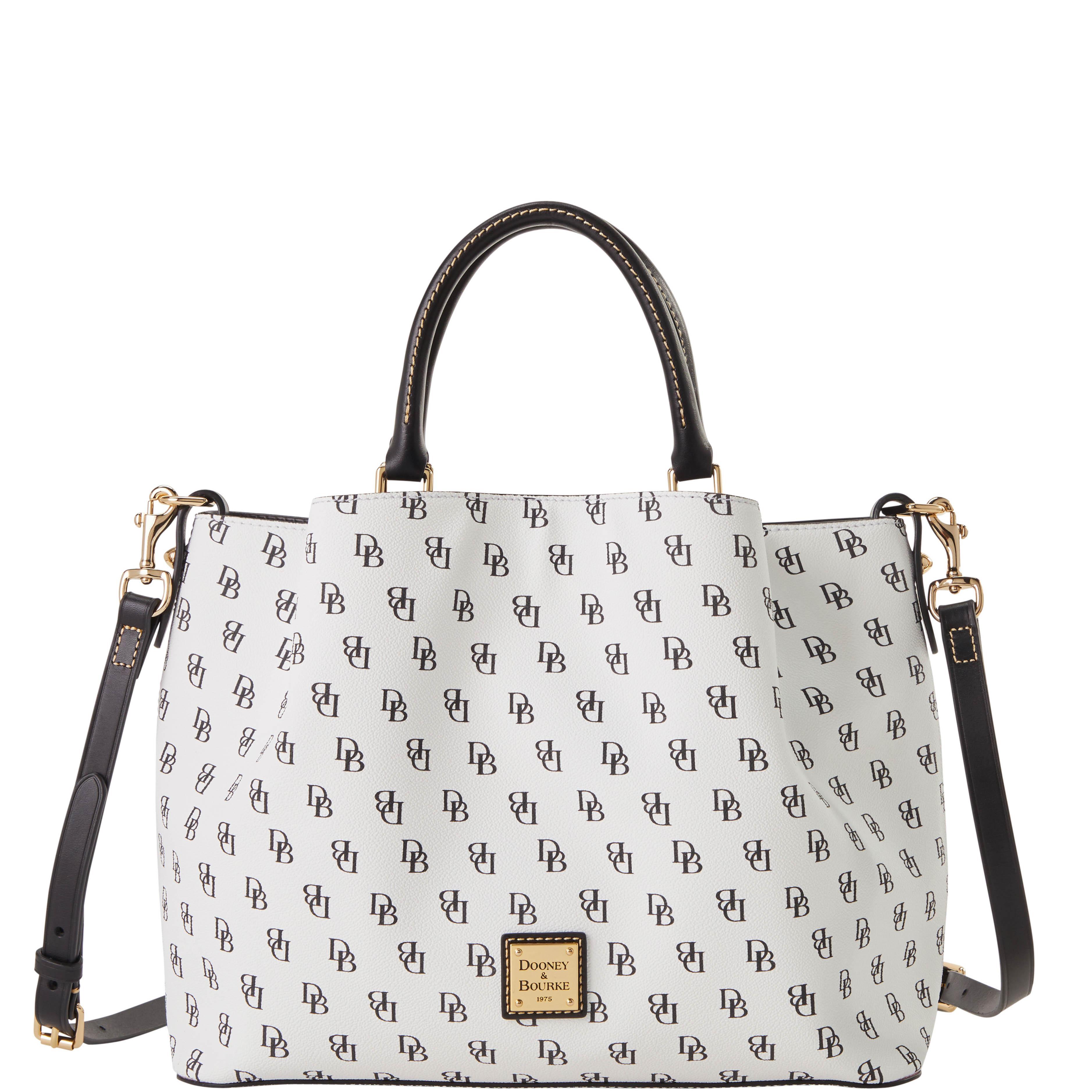 Dooney & Bourke Womens Gretta Coated Cotton Brenna Bag in Fuchsia Product Image