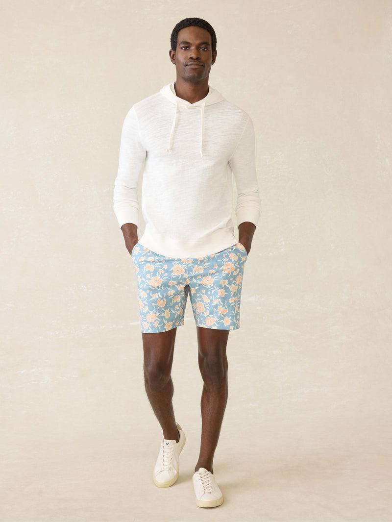 Sunwashed Slub Hoodie (Tall) - White Product Image