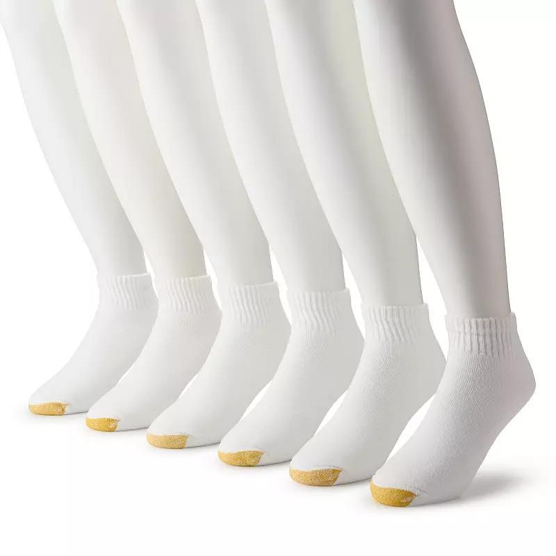 Cotton Cushion Big & Tall Ankle Socks 6-Pack Product Image