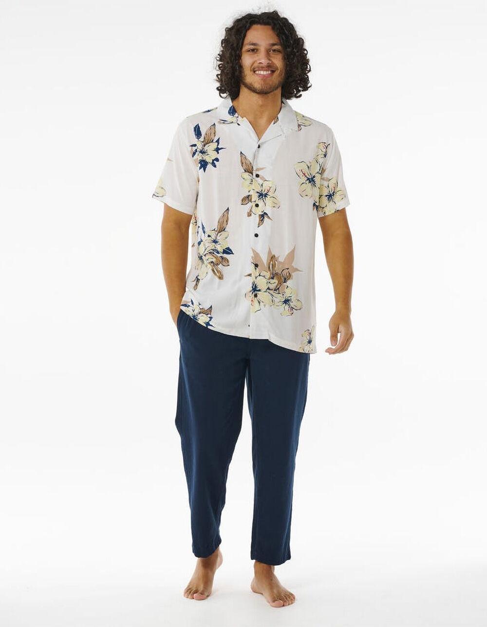 RIP CURL Aloha Hotel Mens Button Up Shirt - BONE Product Image