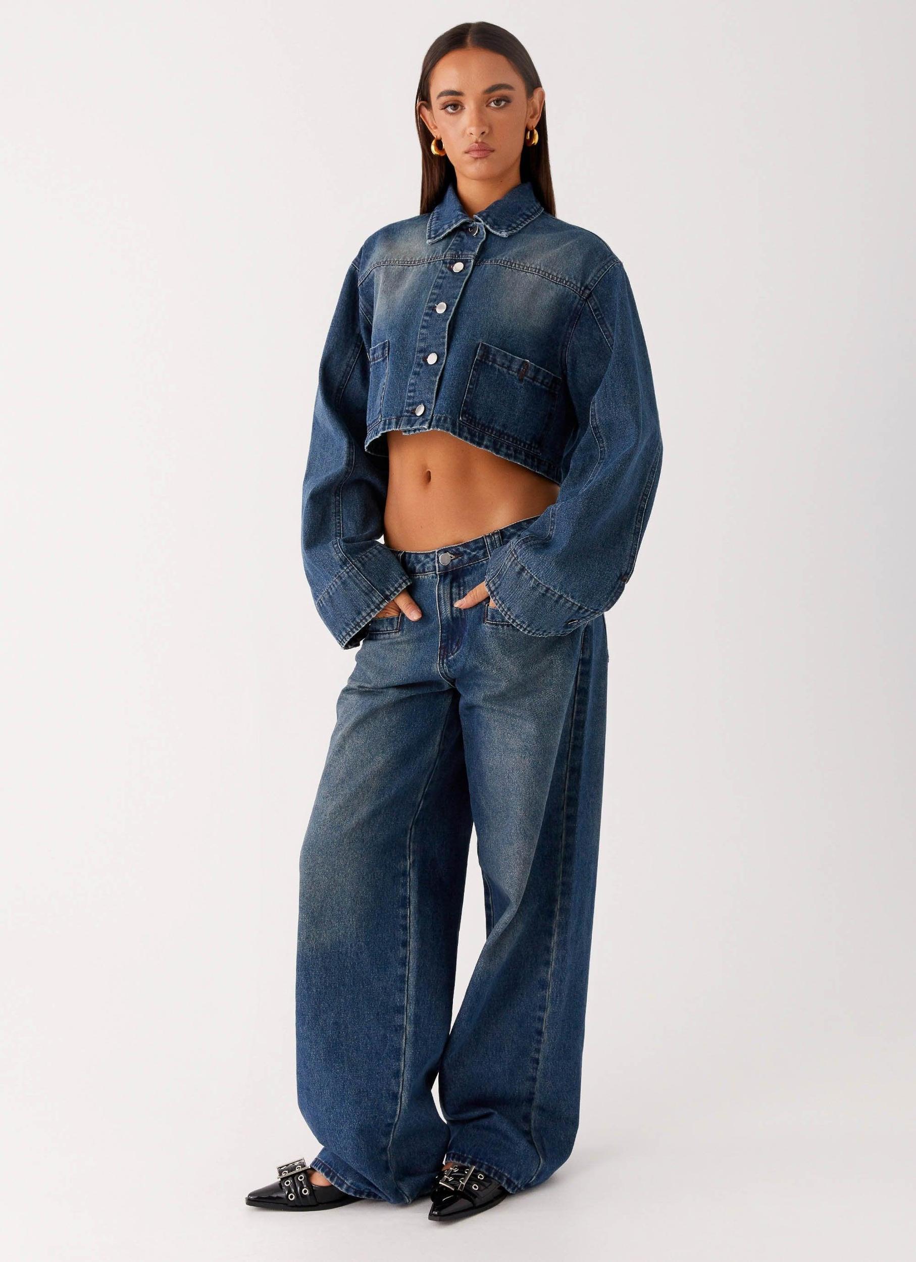 Joan Denim Jeans - Indigo Product Image
