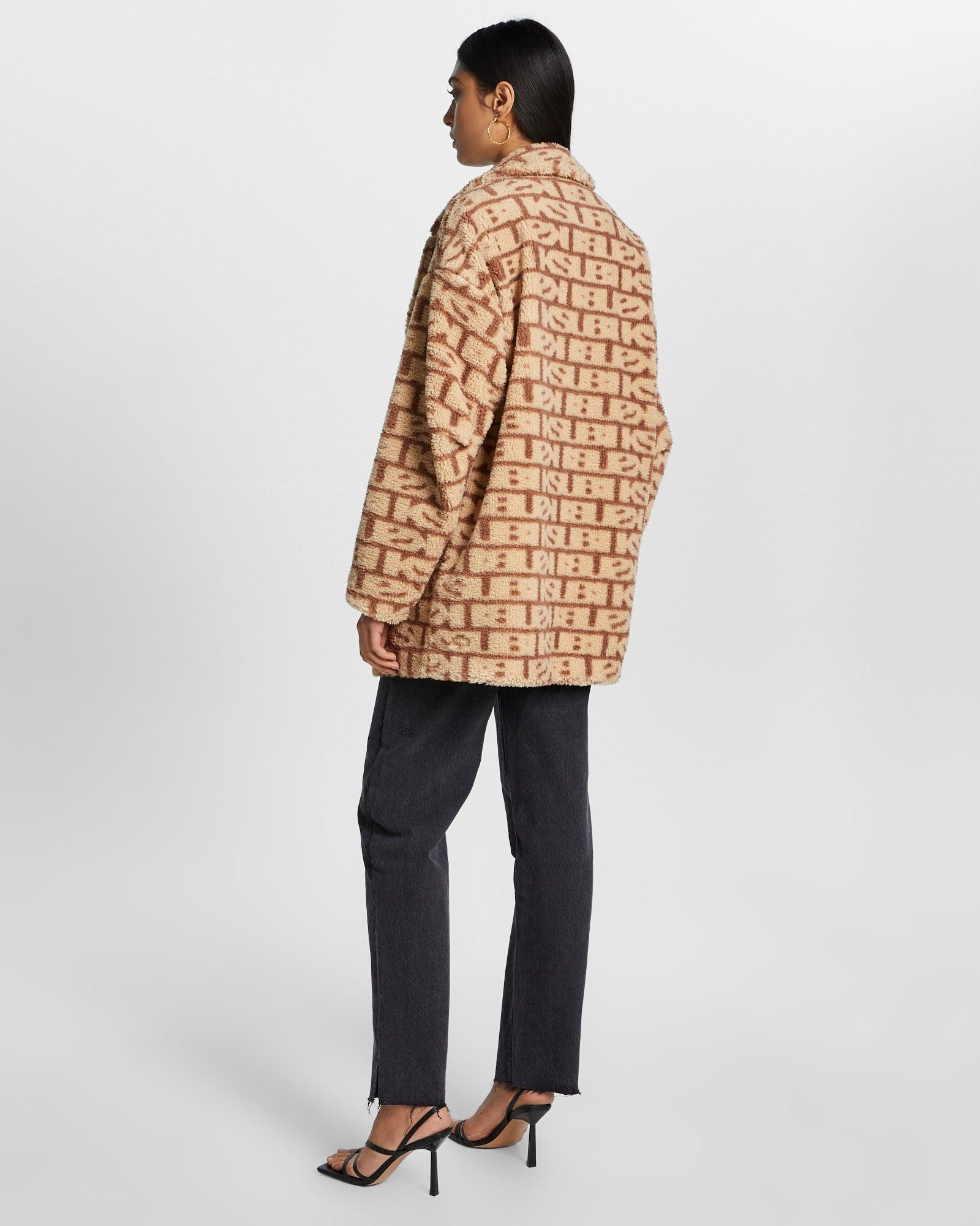 KAMILLE COAT SIGNS JACQUARD Female Product Image