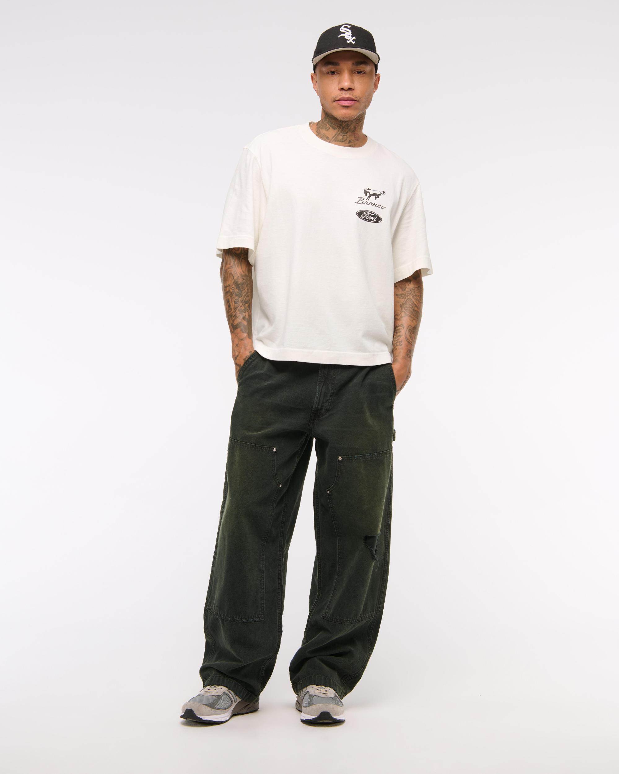 Cropped Mustang Graphic Tee Product Image