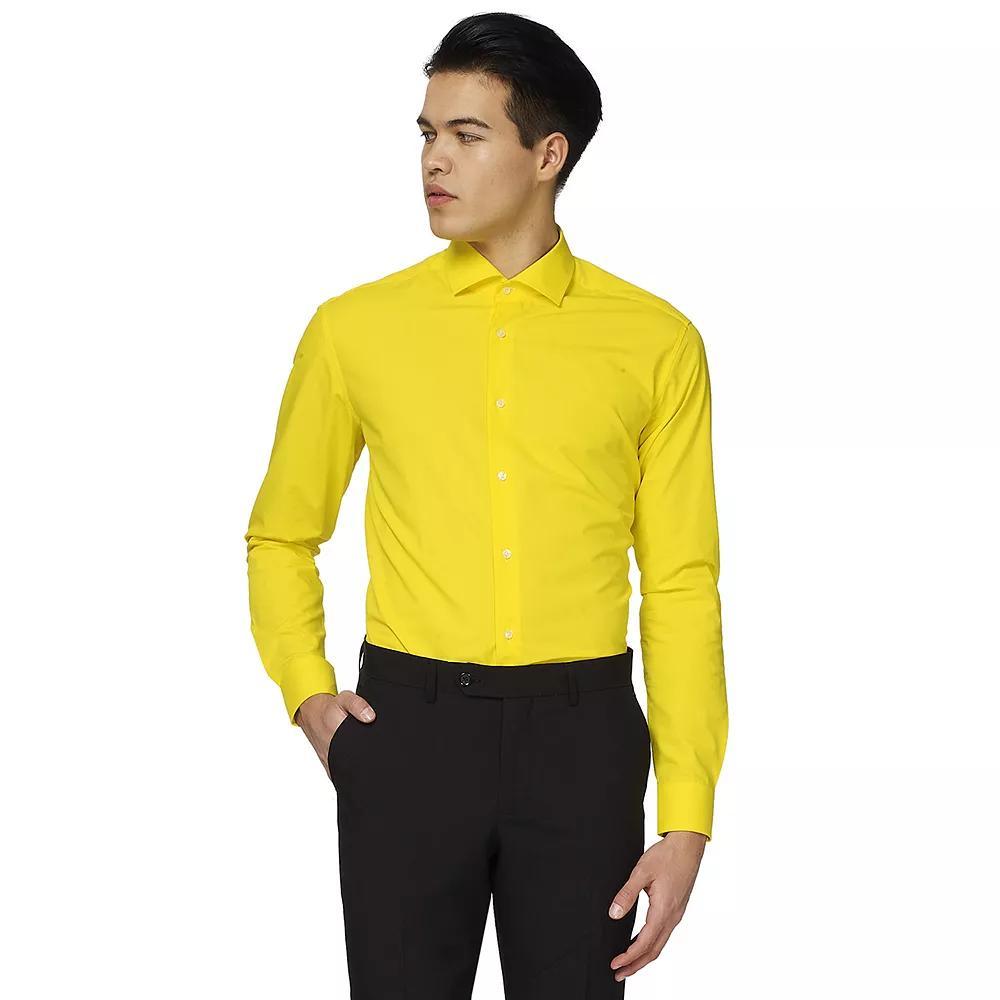 Men's OppoSuits Modern-Fit Dress Shirt, Size: 3XL, Yellow Fellow Product Image