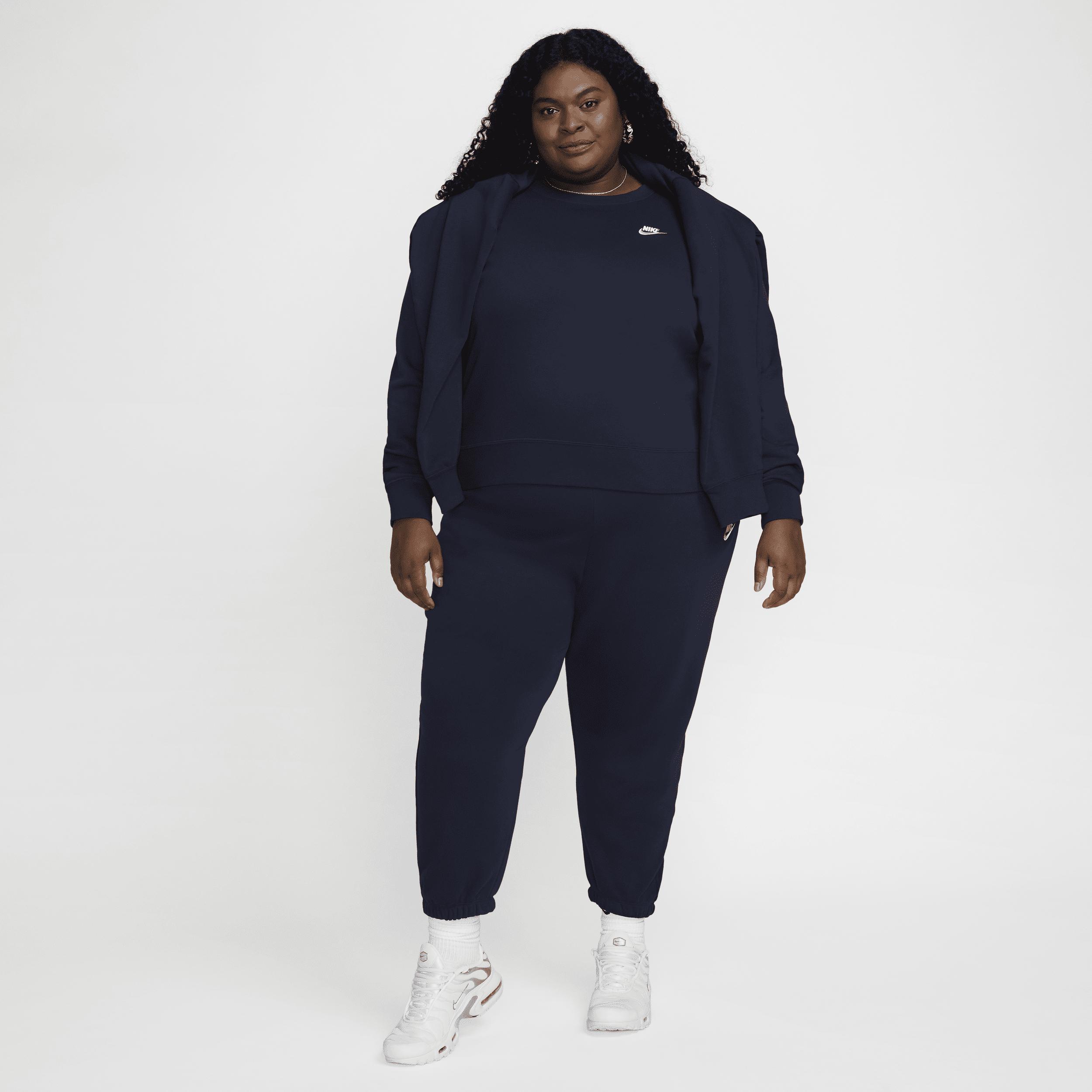 Women's Nike Sportswear Club Fleece Crew-Neck Sweatshirt (Plus Size) Product Image