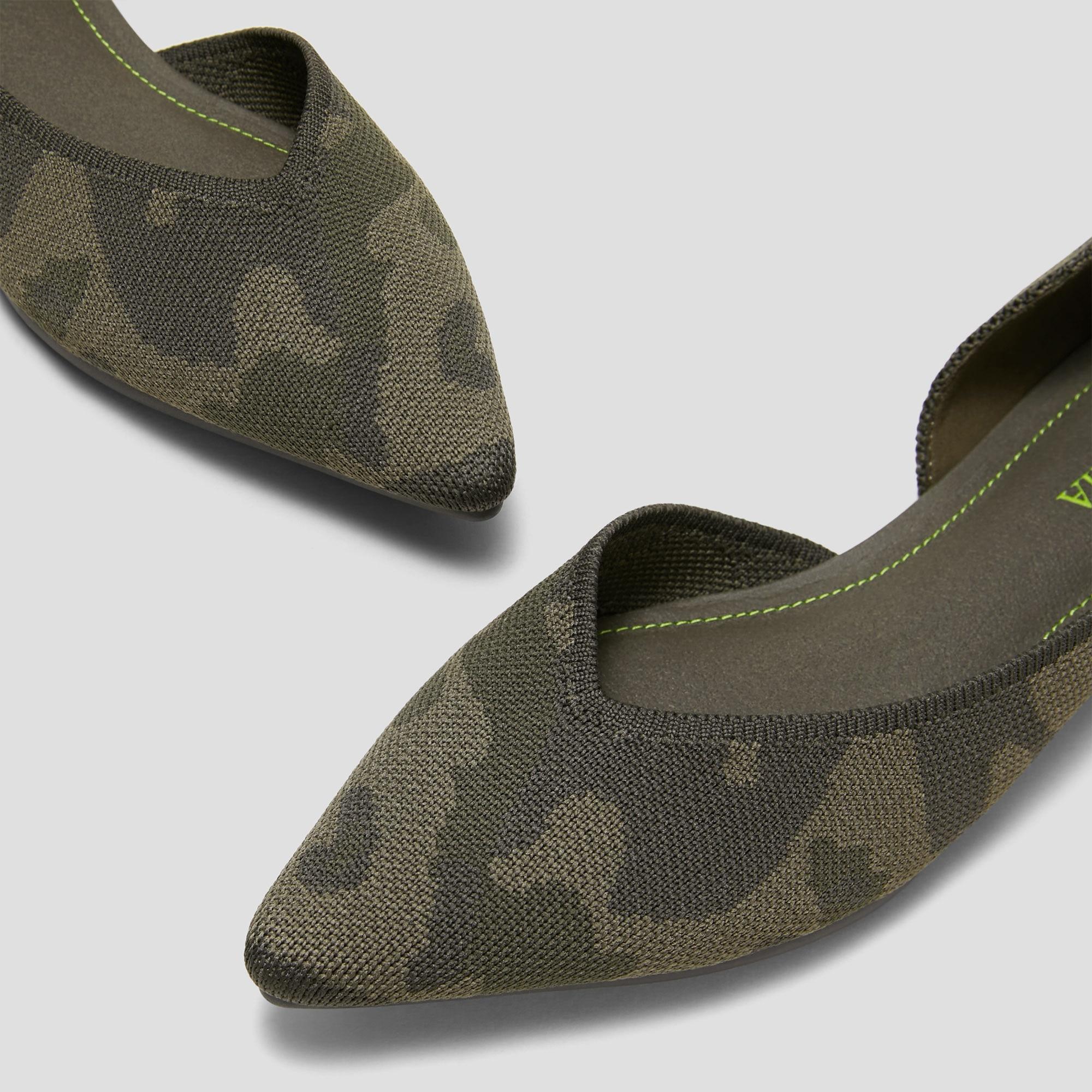 Pointed-Toe D'Orsay Flats (Melia) Product Image