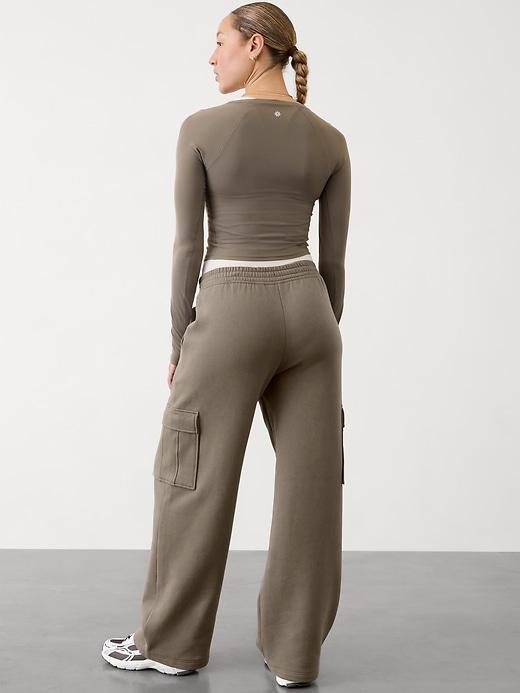 Forever Fleece Mid Rise Cargo Pant Product Image