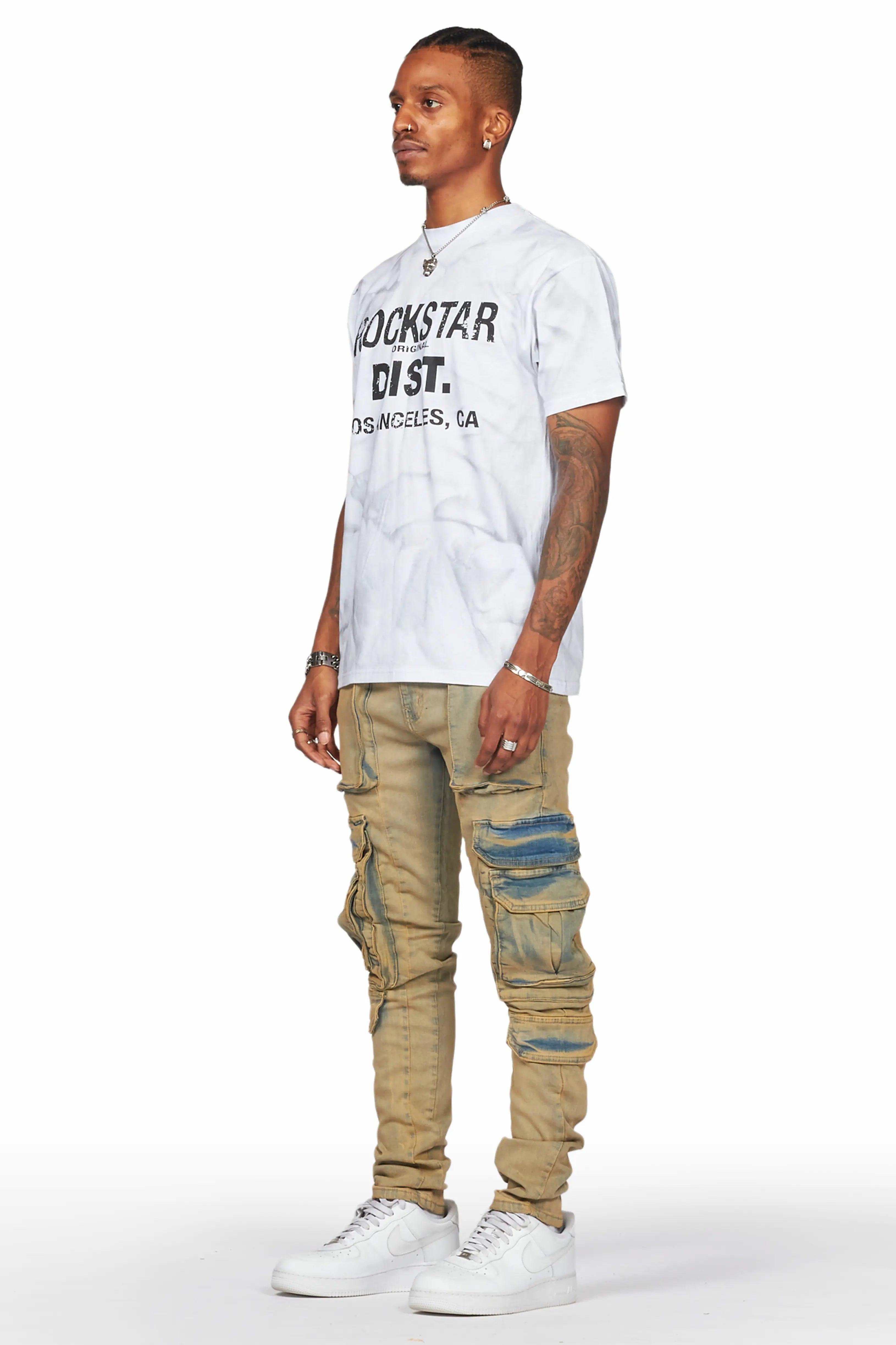 Iniko Tint Skinny Fit Cargo Jean Male Product Image