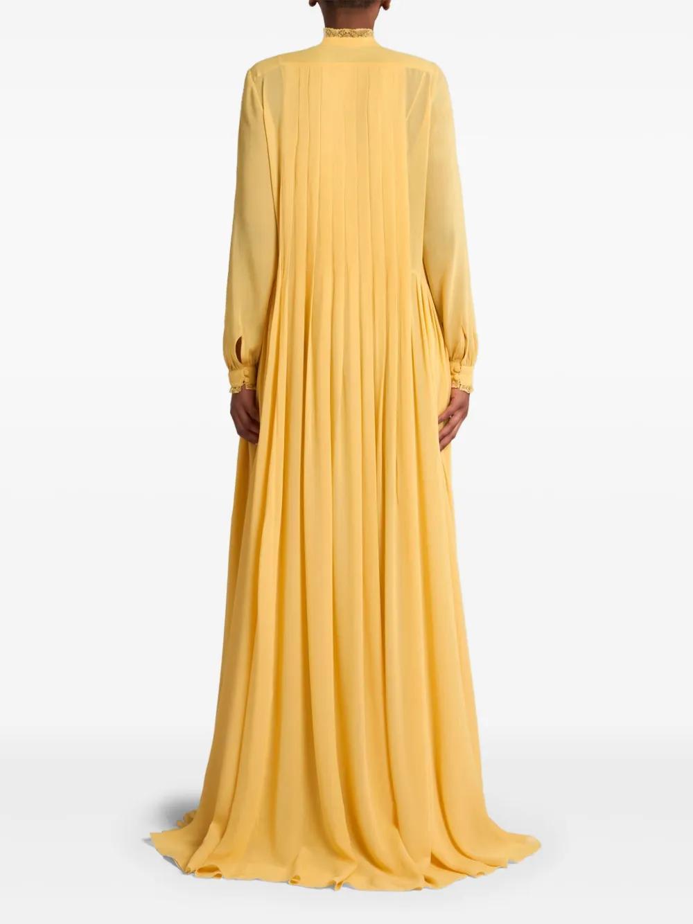 pleated gown Product Image