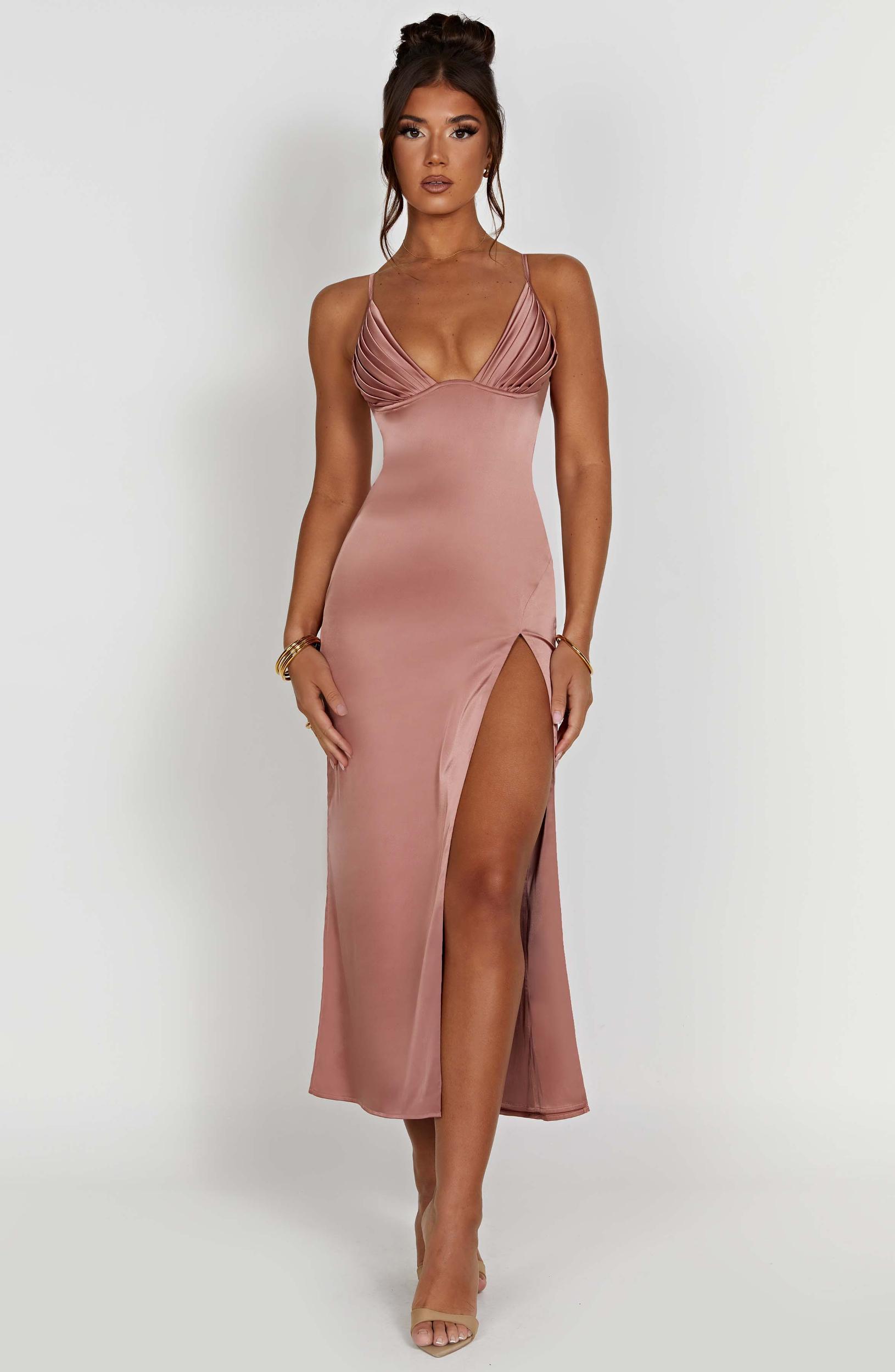 Cece Midi Dress - Black Product Image