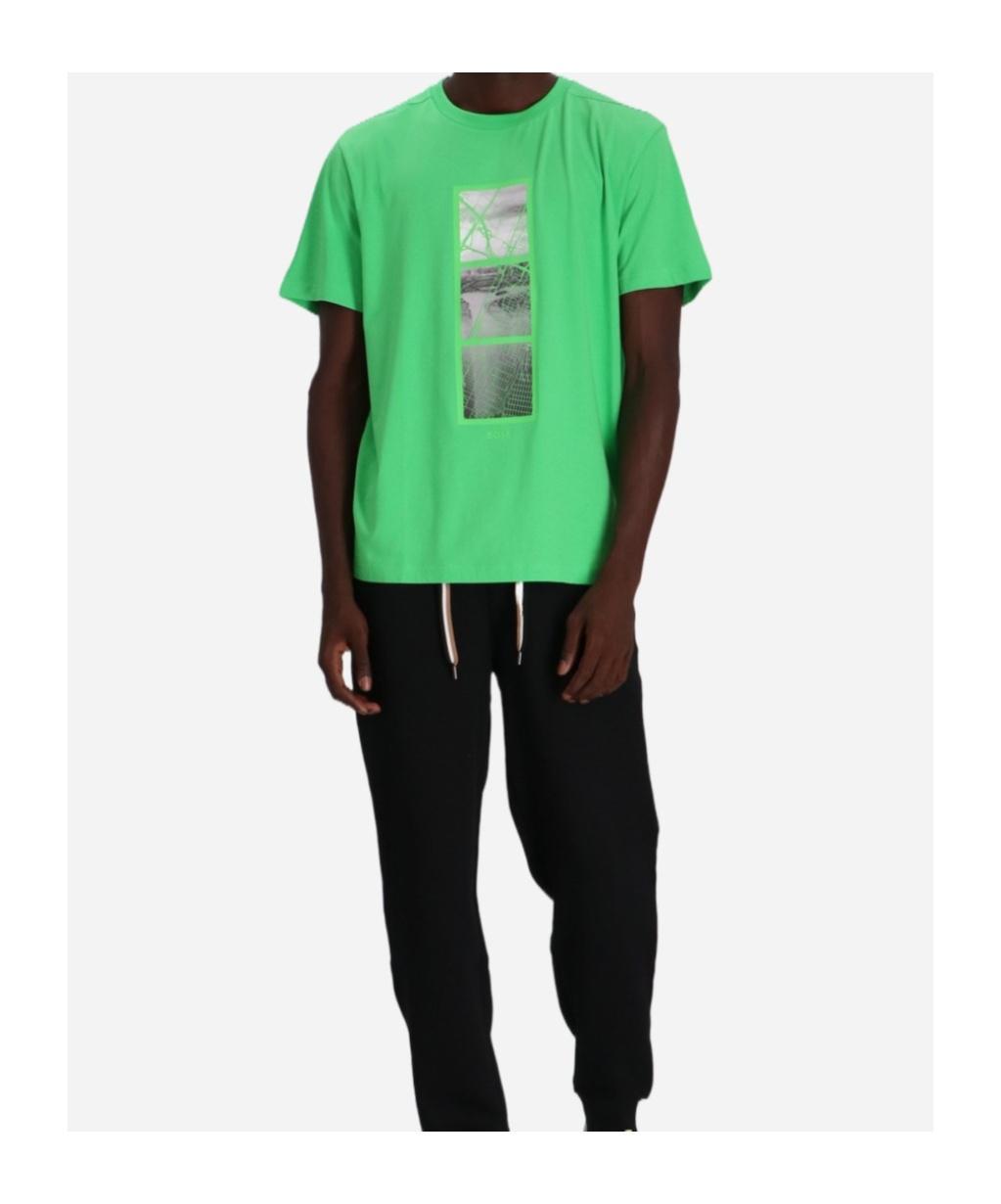 HUGO BOSS Short-sleeved T-shirt In Green Product Image