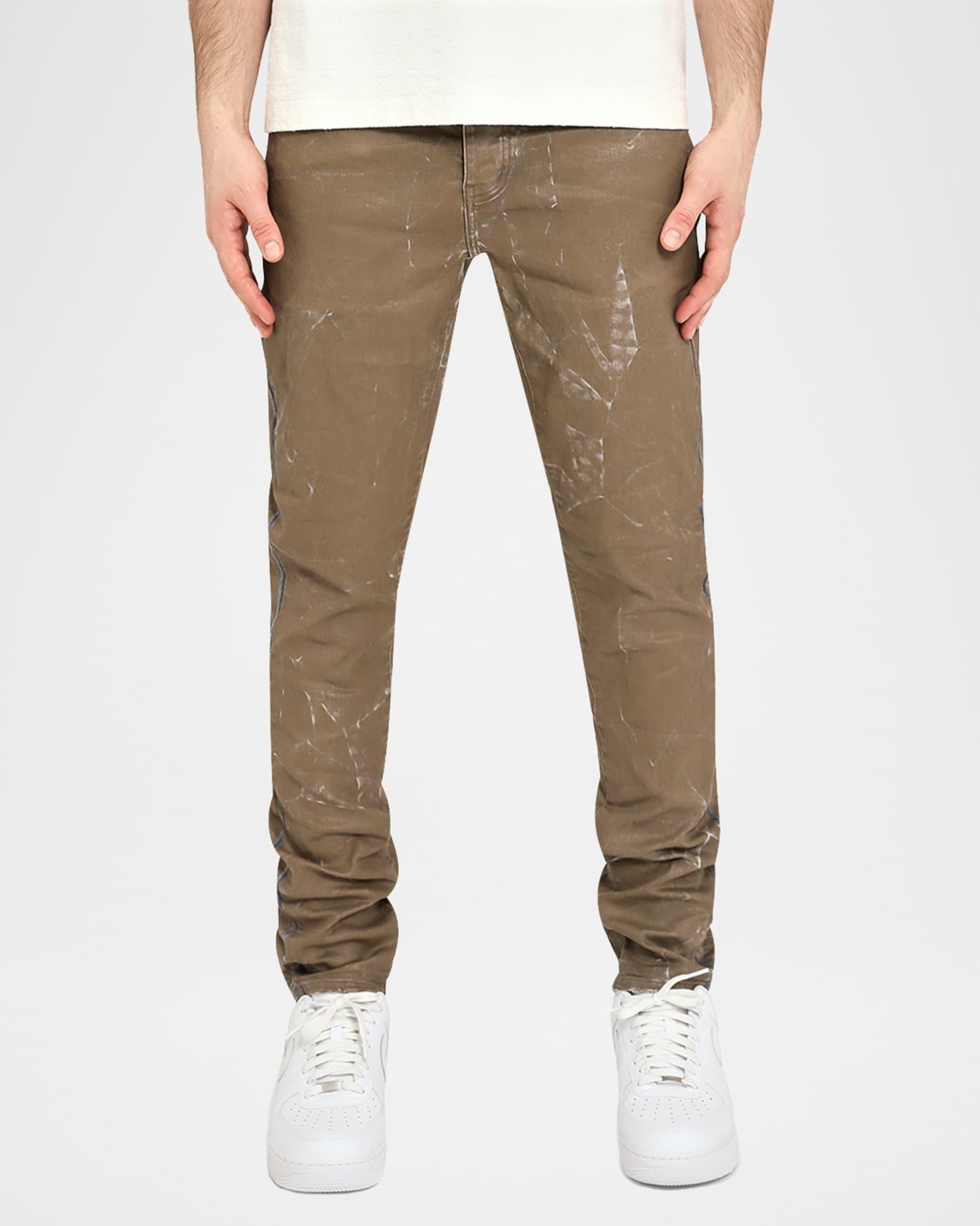 Men's Fracture Coated Jeans Product Image
